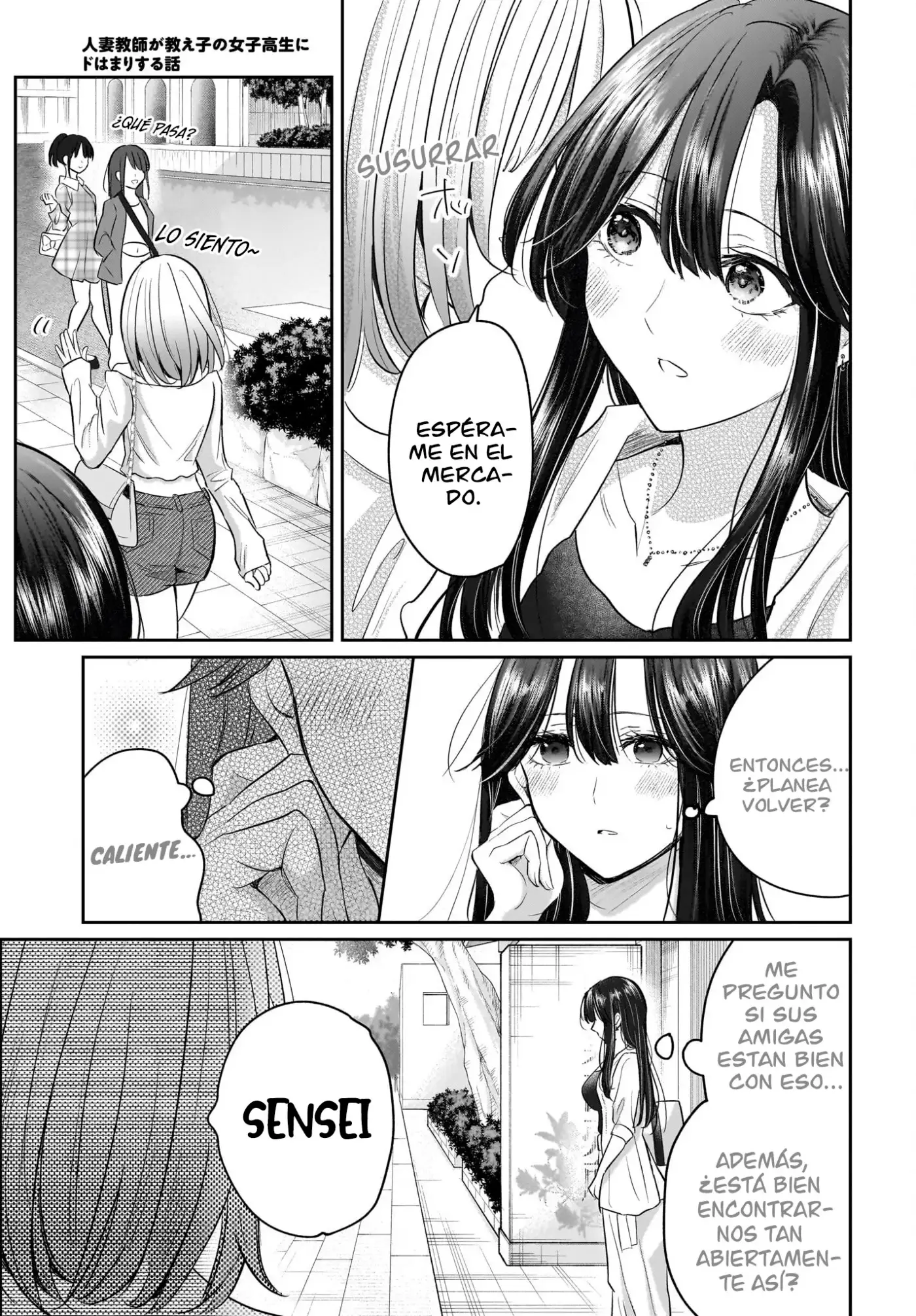 Hitozuma Kyoushi ga Oshiego no Joshikousei ni Dohamari Suru Hanash - Capítulo 4 - Página 14 - LectorTMOo