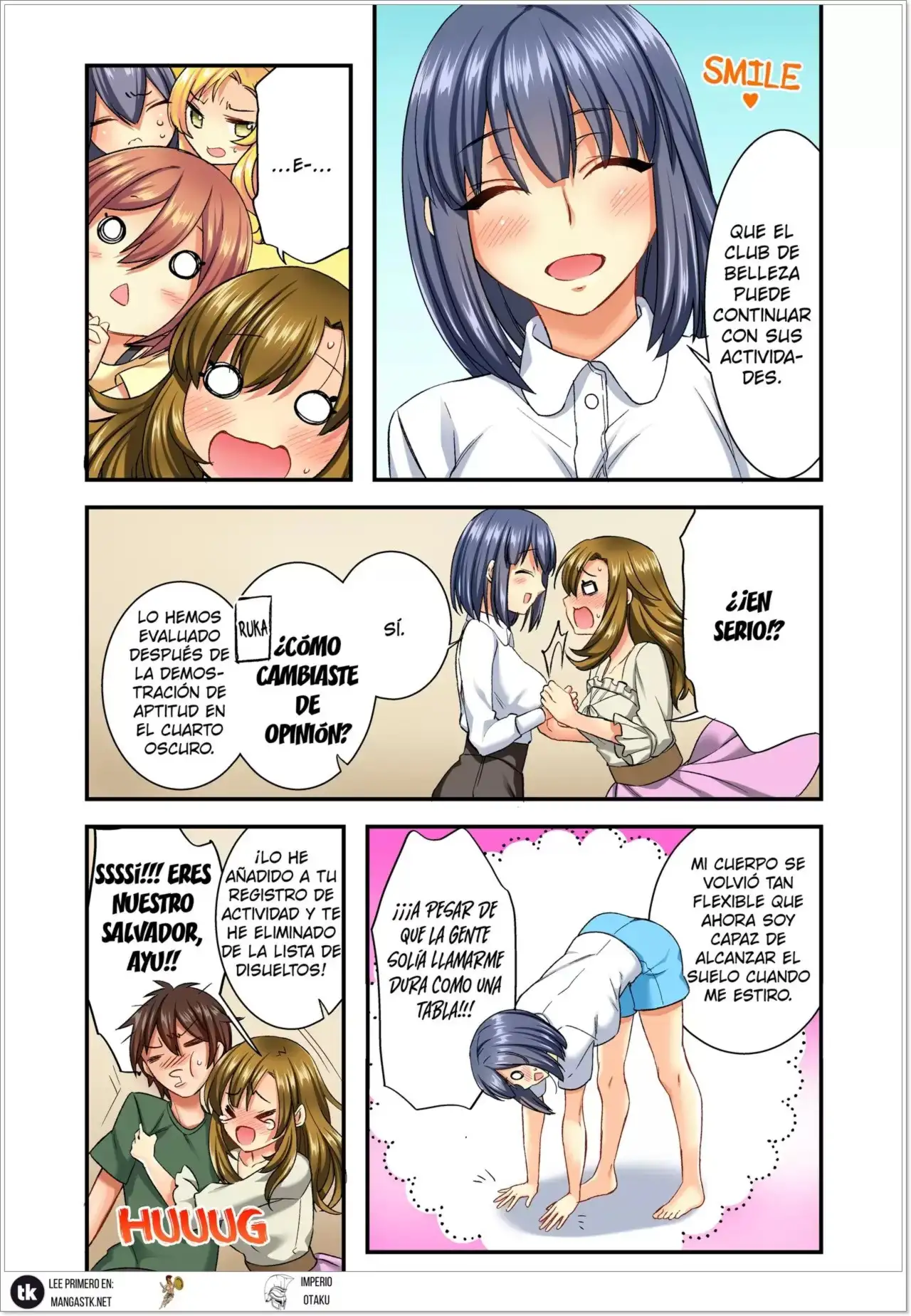 ¡Insercion en un punto lascivo…! Tratamiento de belleza resbaladizo y sensible en un club lleno de chicas - Capítulo 12 - Página 4 - LectorTMOo