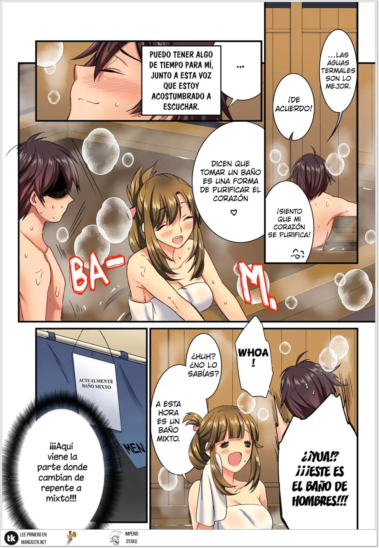 ¡Insercion en un punto lascivo…! Tratamiento de belleza resbaladizo y sensible en un club lleno de chicas - Capítulo 13 - Página 5 - LectorTMOo