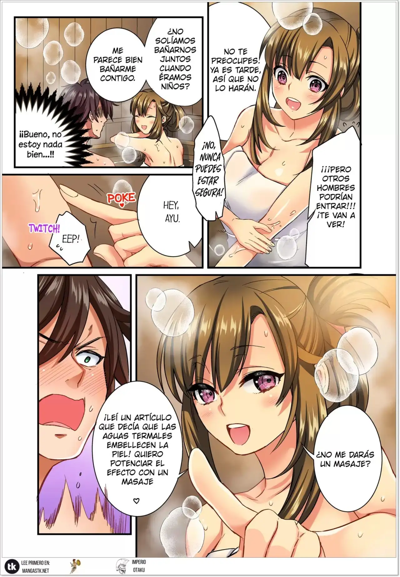 ¡Insercion en un punto lascivo…! Tratamiento de belleza resbaladizo y sensible en un club lleno de chicas - Capítulo 13 - Página 6 - LectorTMOo