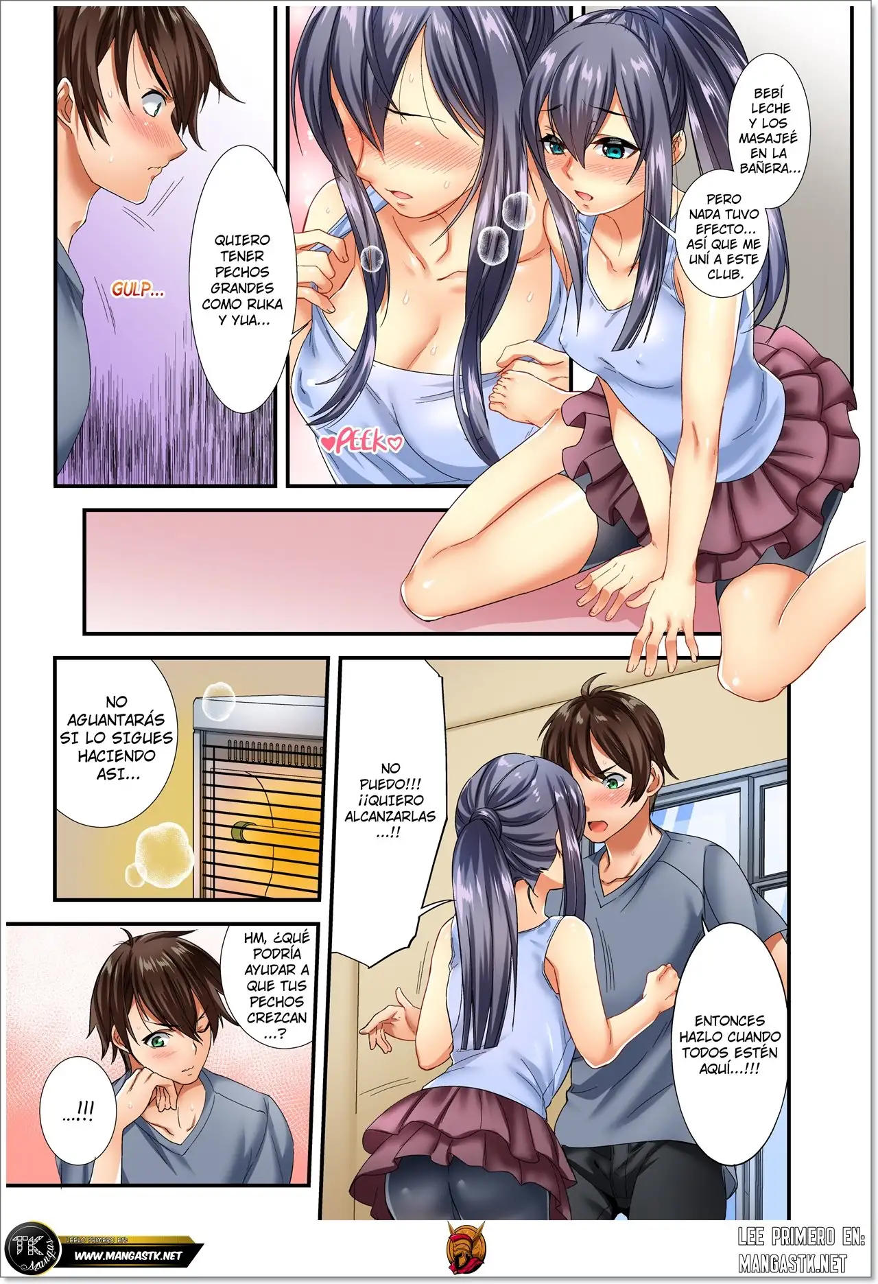 ¡Insercion en un punto lascivo…! Tratamiento de belleza resbaladizo y sensible en un club lleno de chicas - Capítulo 4 - Página 7 - LectorTMOo