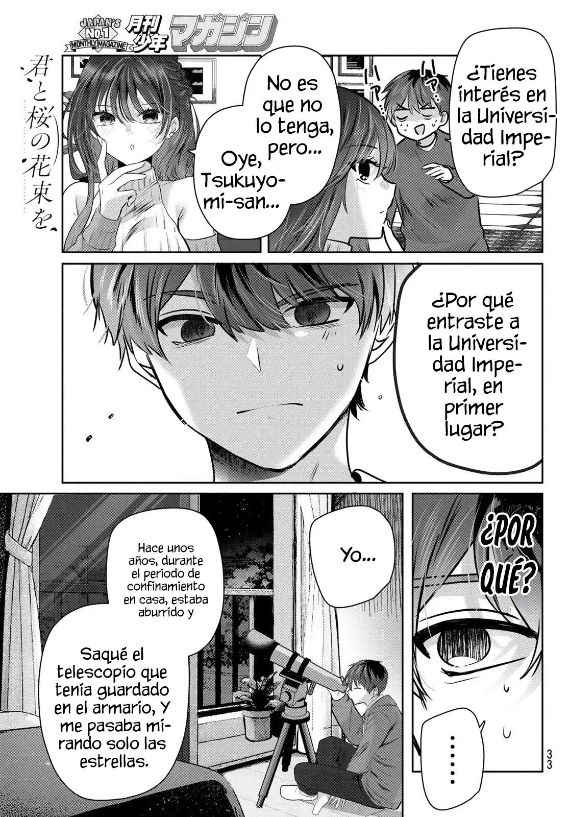 Kimi to Sakura no Hanataba wo - Capítulo 1 - Página 32 - LectorTMOo