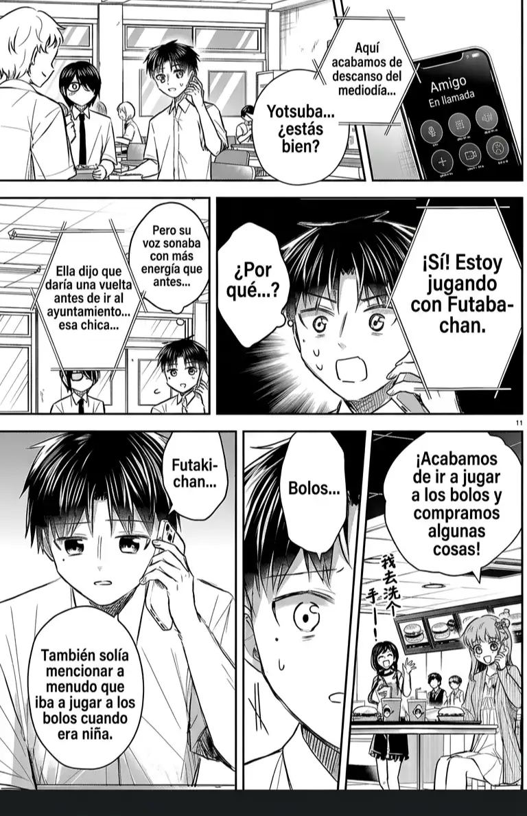Kimi wa yotsuba no clover capítulo 76 página 11