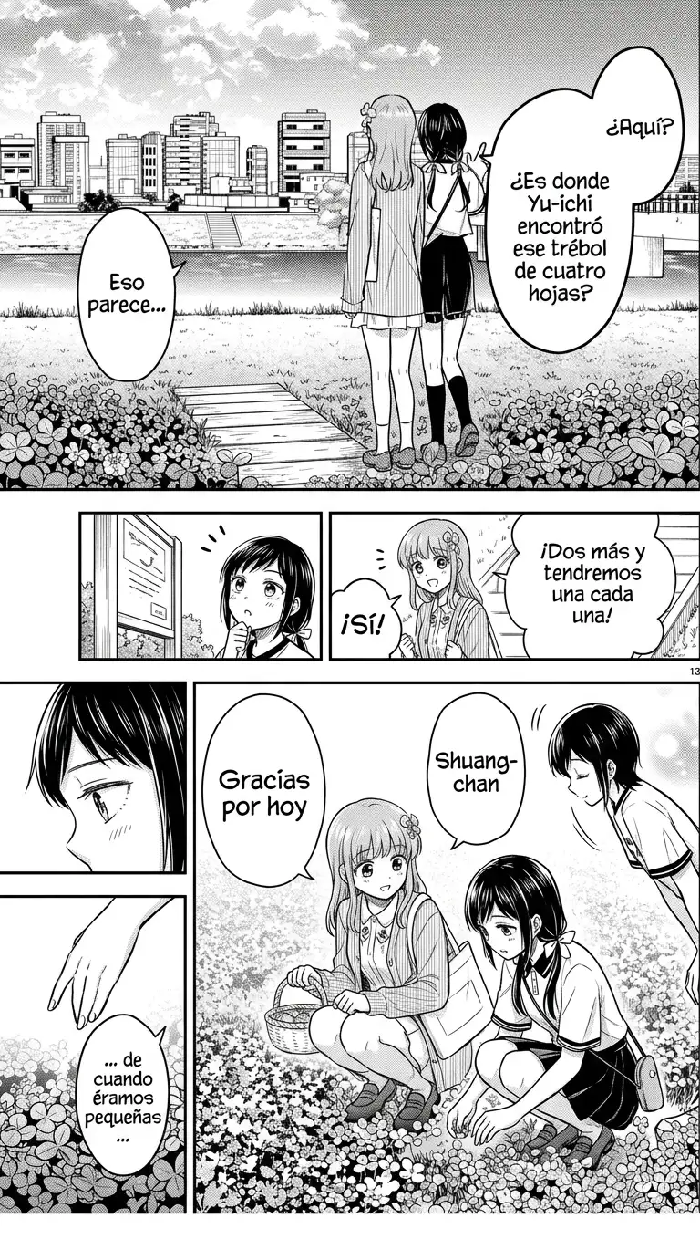 Kimi wa yotsuba no clover capítulo 76 página 13