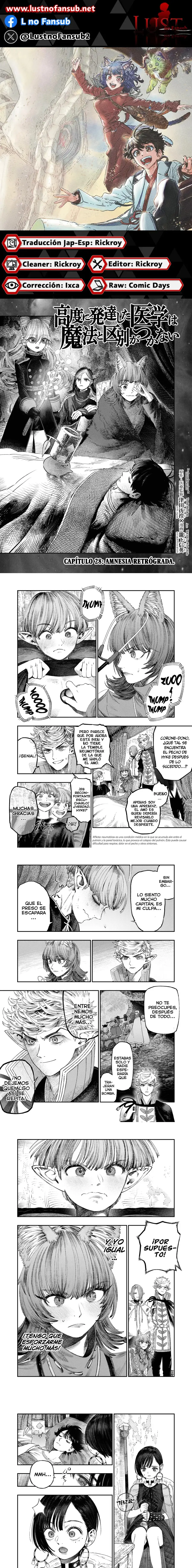 Koudou Ni Hattatsu Shita Igaku Wa Mahou To Kubetsu Ga Tsukanai - Capítulo 28 - Página 1 - LectorTMOo