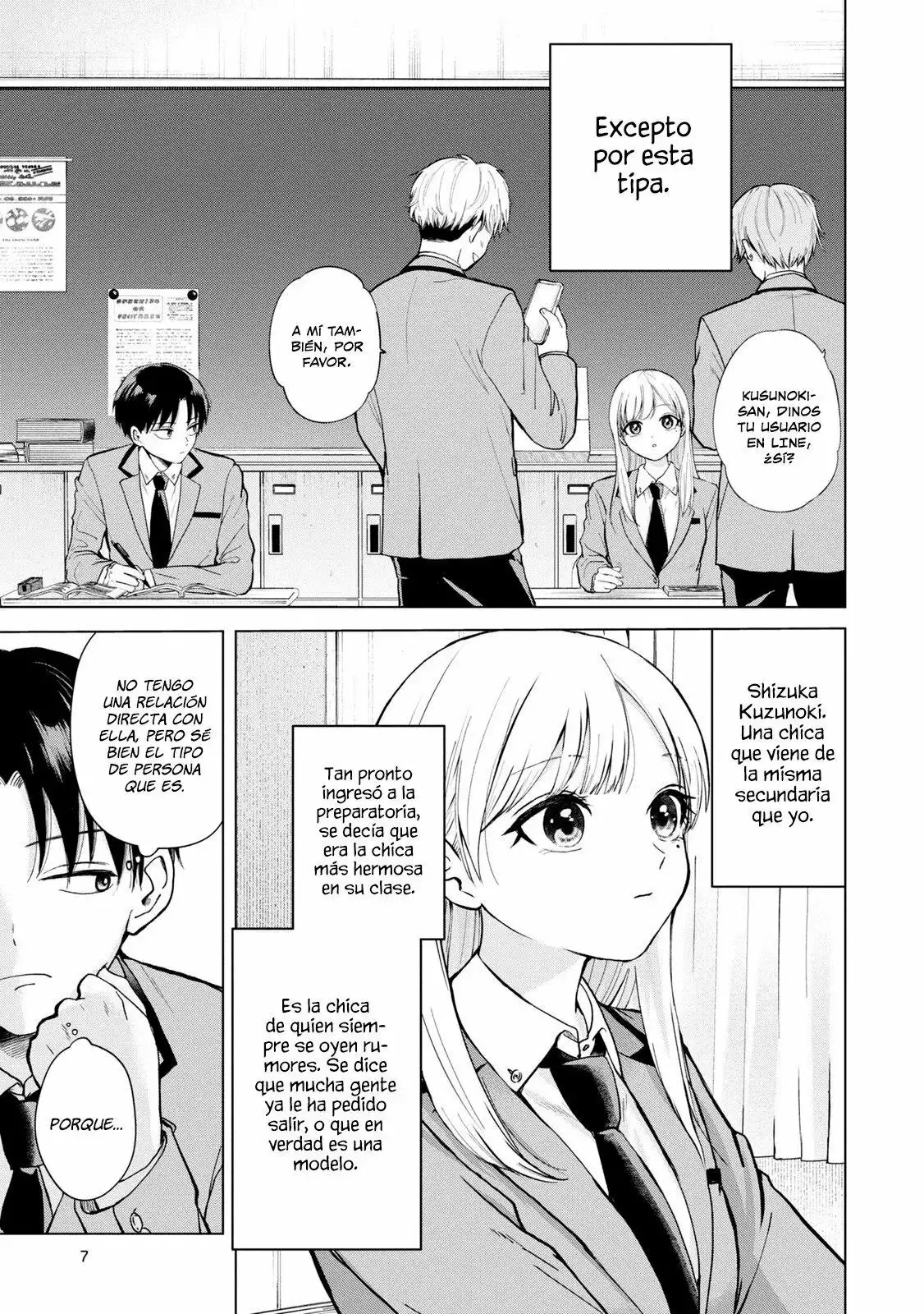 Kusunoki-san wa koukou Debut ni Shippaishiteiru - Capítulo 1 - Página 6 - LectorTMOo