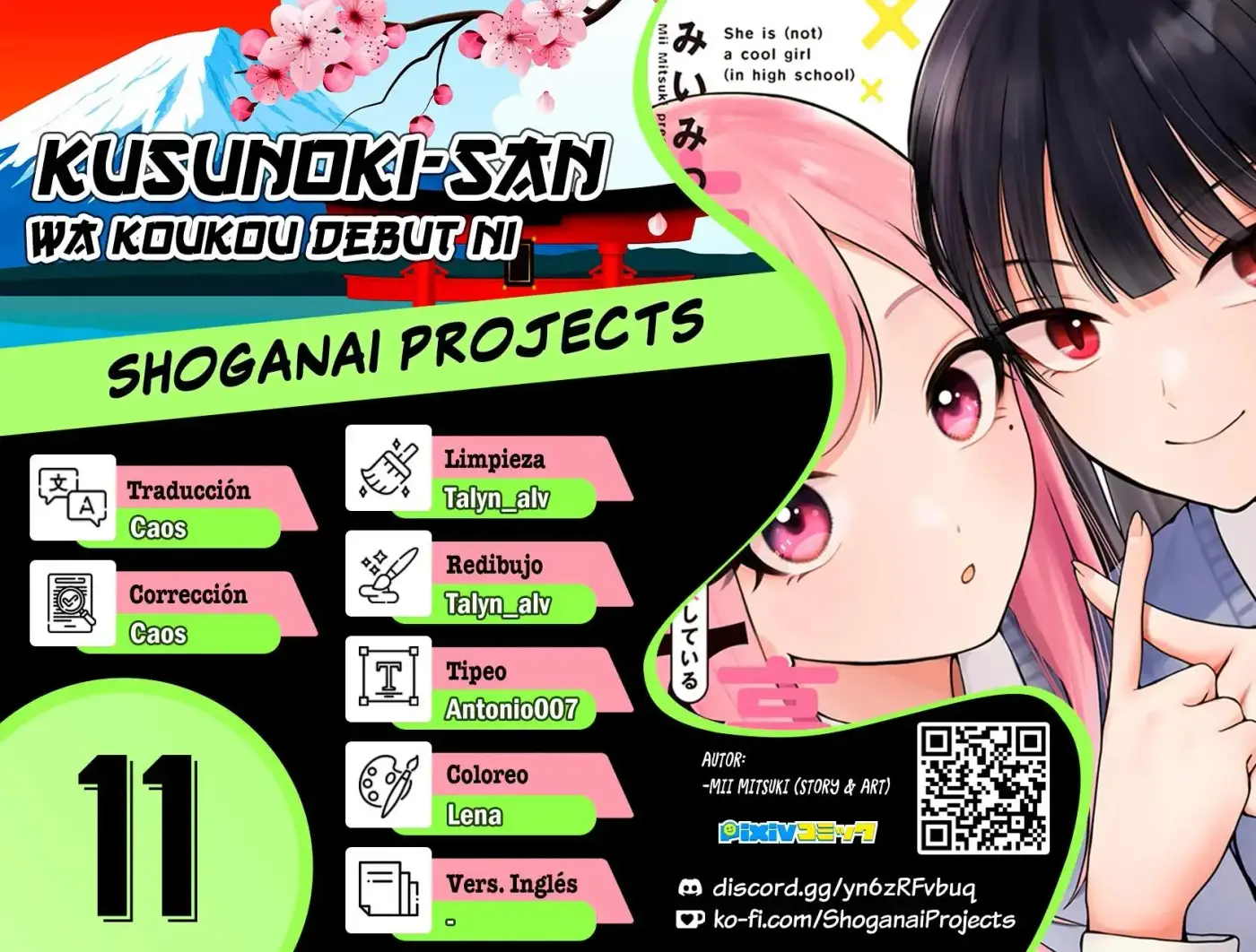 Kusunoki-san wa koukou Debut ni Shippaishiteiru - Capítulo 11 - Página 1 - LectorTMOo
