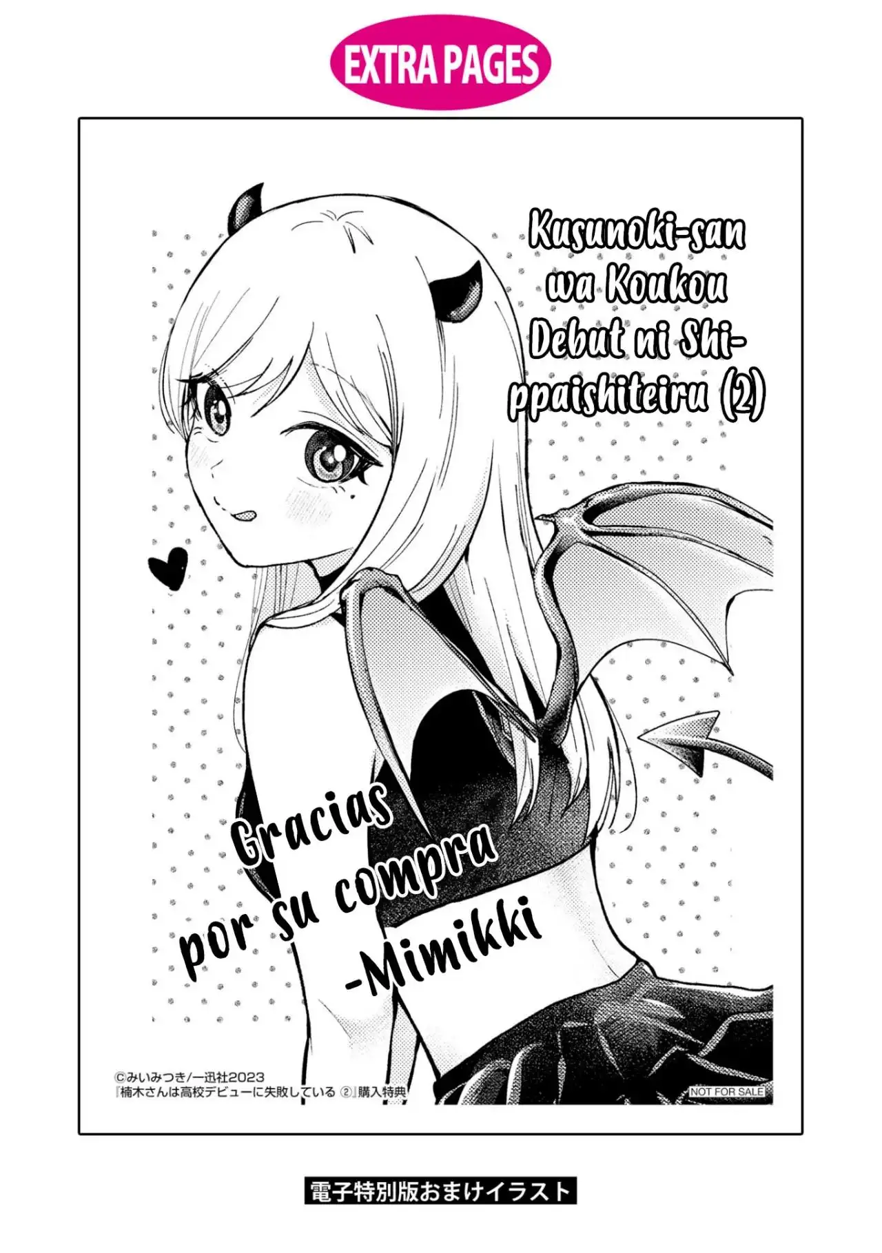 Kusunoki-san wa koukou Debut ni Shippaishiteiru - Capítulo 14 - Página 38 - LectorTMOo