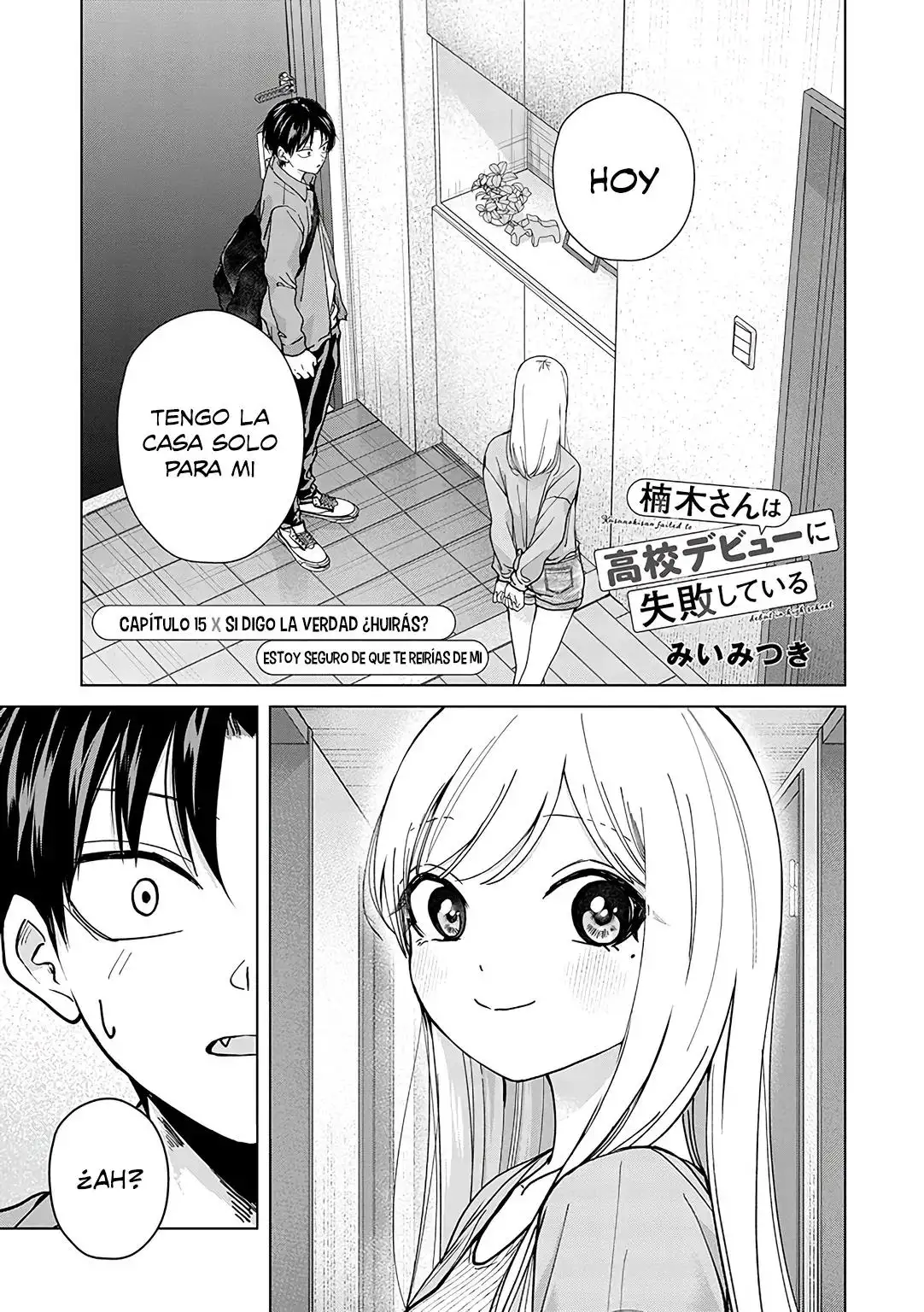 Kusunoki-san wa koukou Debut ni Shippaishiteiru - Capítulo 15 - Página 3 - LectorTMOo