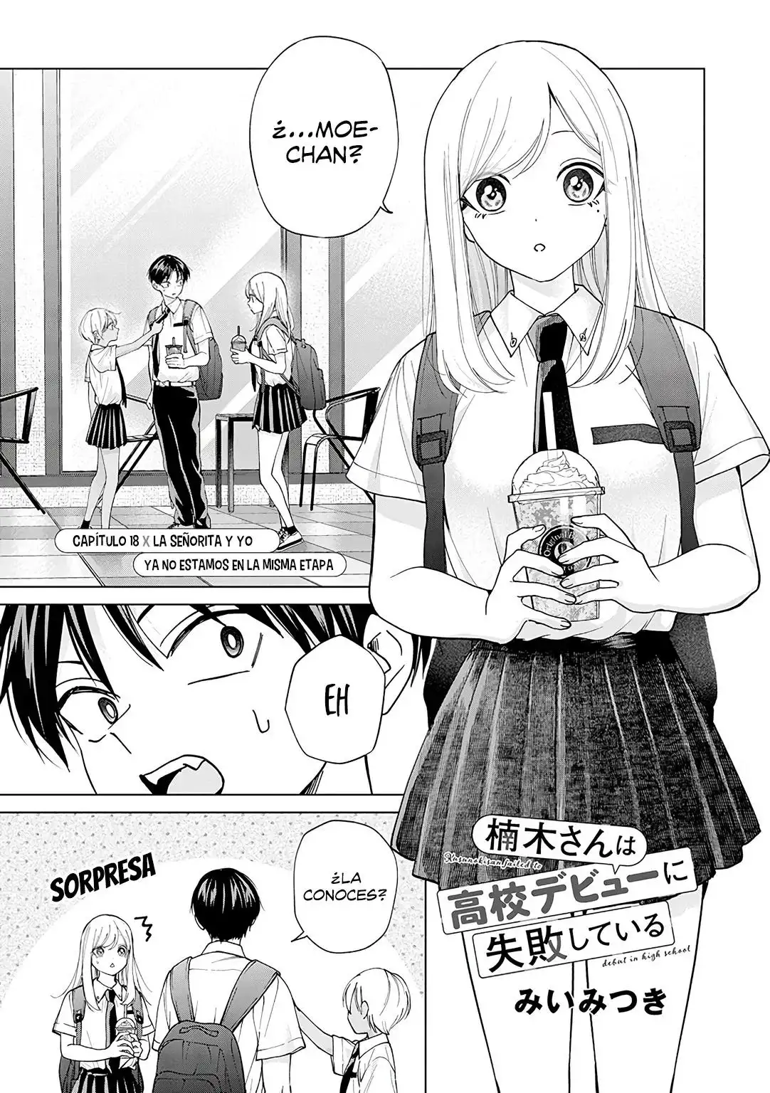 Kusunoki-san wa koukou Debut ni Shippaishiteiru - Capítulo 18 - Página 3 - LectorTMOo