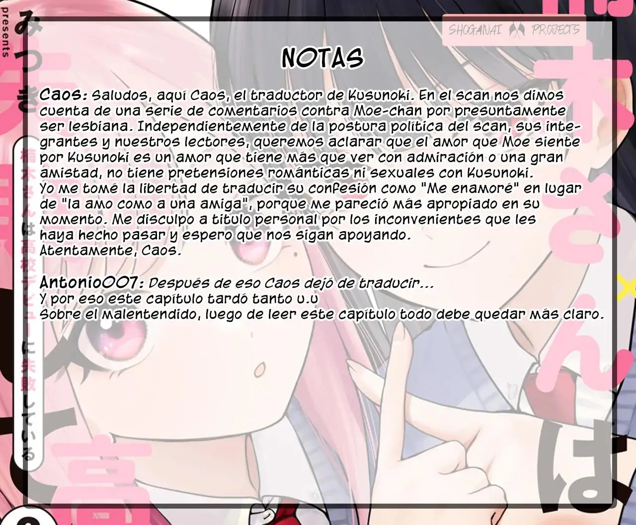 Kusunoki-san wa koukou Debut ni Shippaishiteiru - Capítulo 20 - Página 3 - LectorTMOo