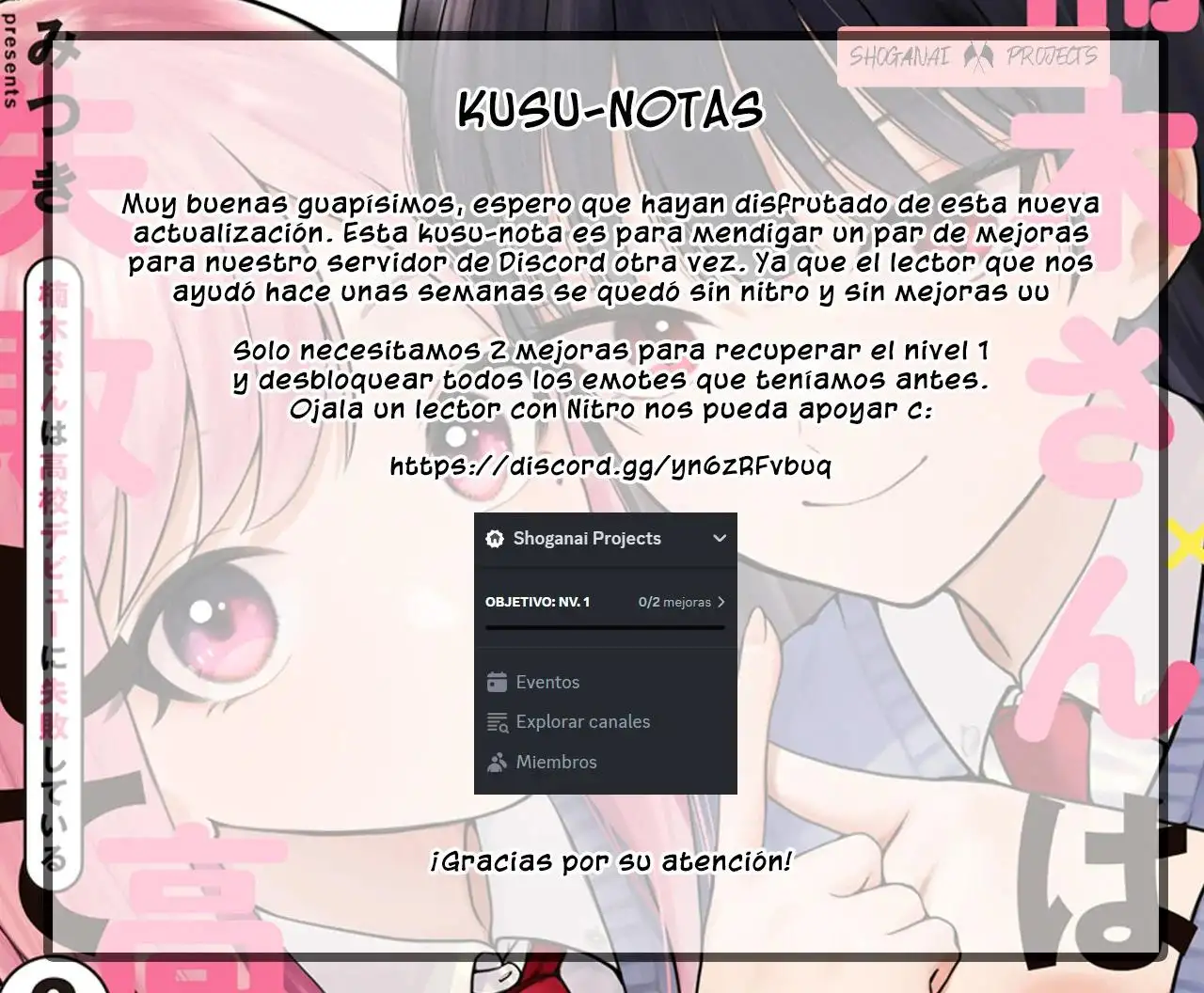Kusunoki-san wa koukou Debut ni Shippaishiteiru - Capítulo 34 - Página 16 - LectorTMOo