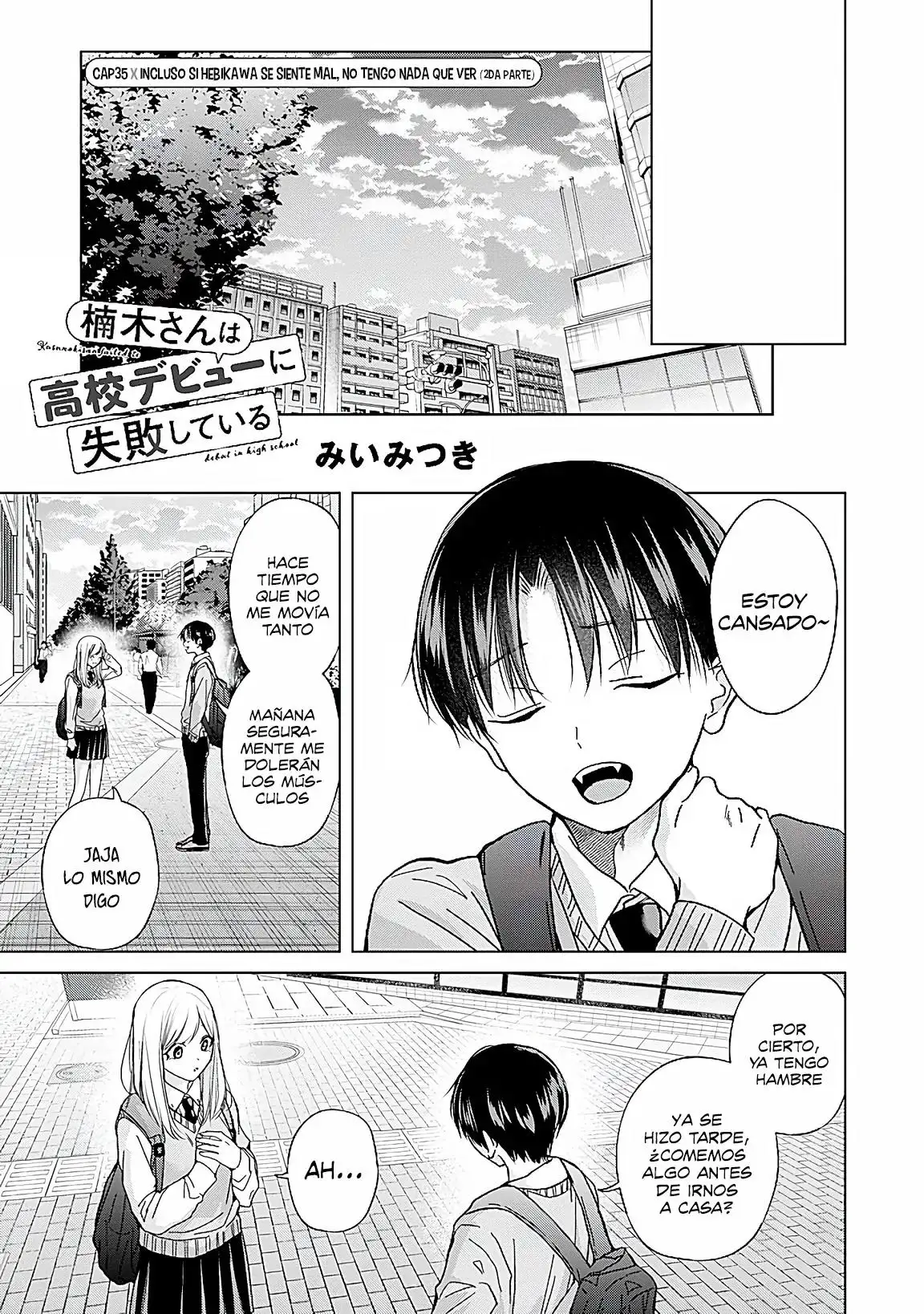 Kusunoki-san wa koukou Debut ni Shippaishiteiru - Capítulo 35.2 - Página 2 - LectorTMOo