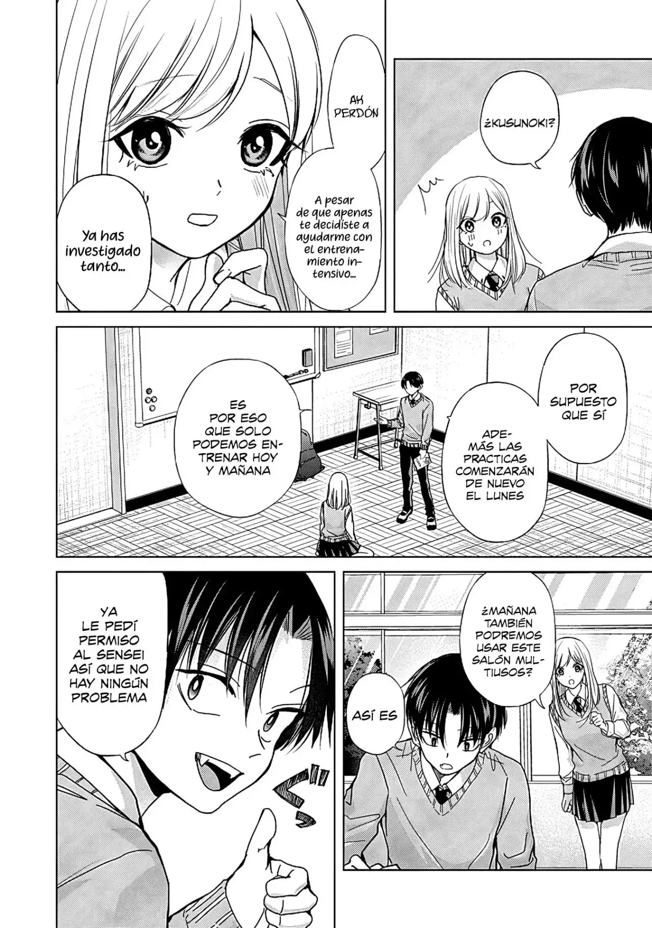 Kusunoki-san wa koukou Debut ni Shippaishiteiru - Capítulo 35 - Página 4 - LectorTMOo