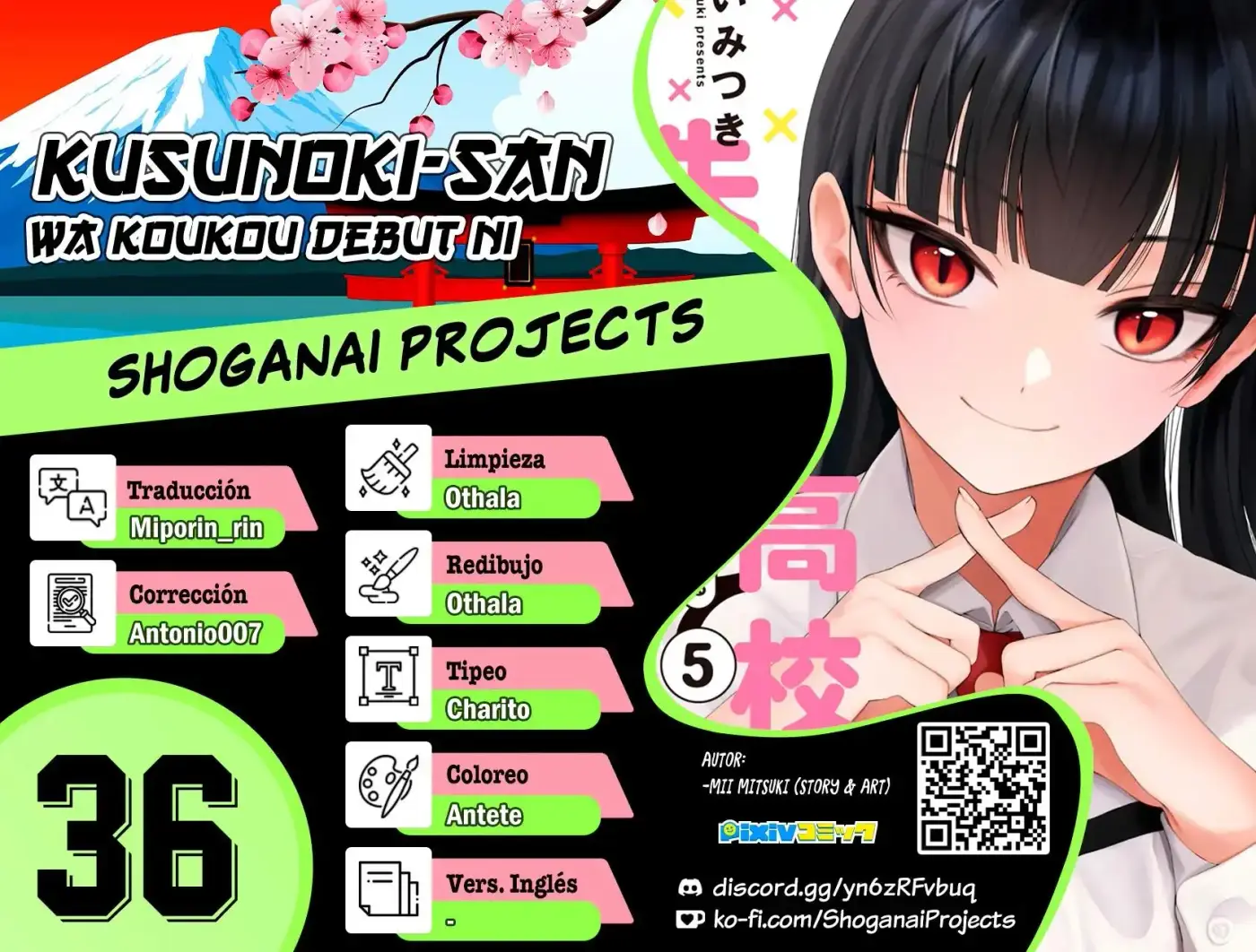 Kusunoki-san wa koukou Debut ni Shippaishiteiru - Capítulo 36 - Página 1 - LectorTMOo