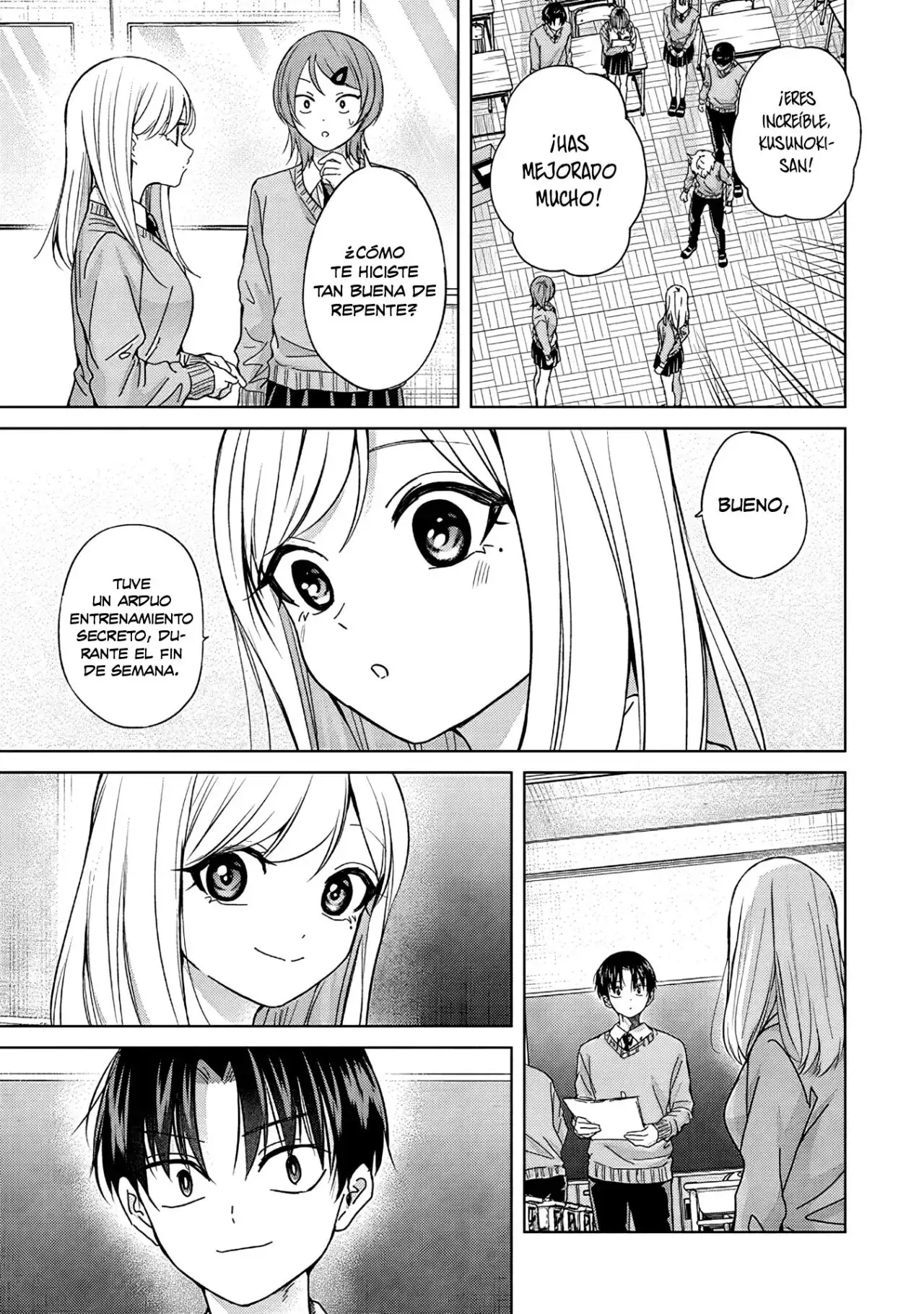 Kusunoki-san wa koukou Debut ni Shippaishiteiru - Capítulo 37 - Página 4 - LectorTMOo
