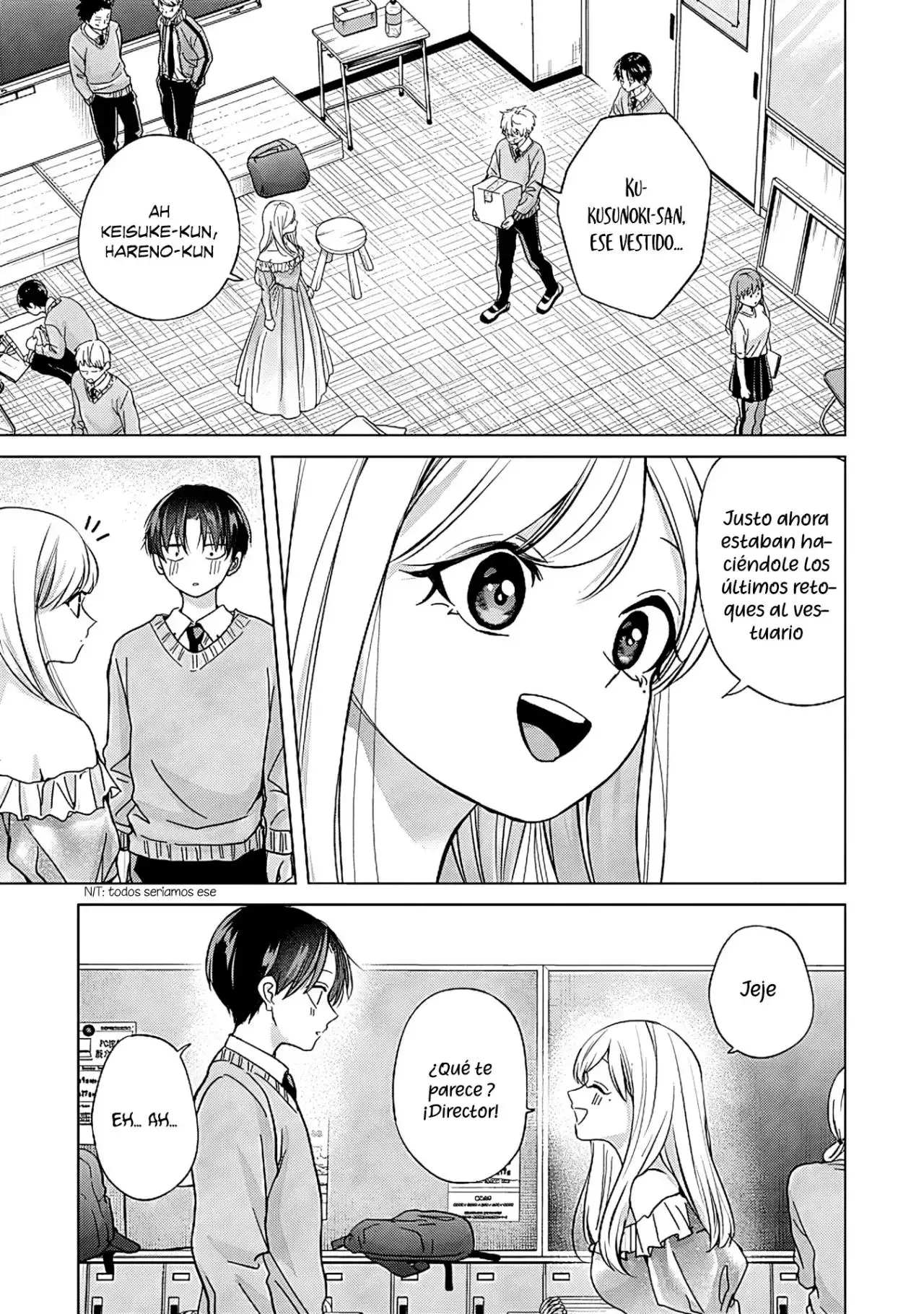 Kusunoki-san wa koukou Debut ni Shippaishiteiru - Capítulo 38 - Página 7 - LectorTMOo