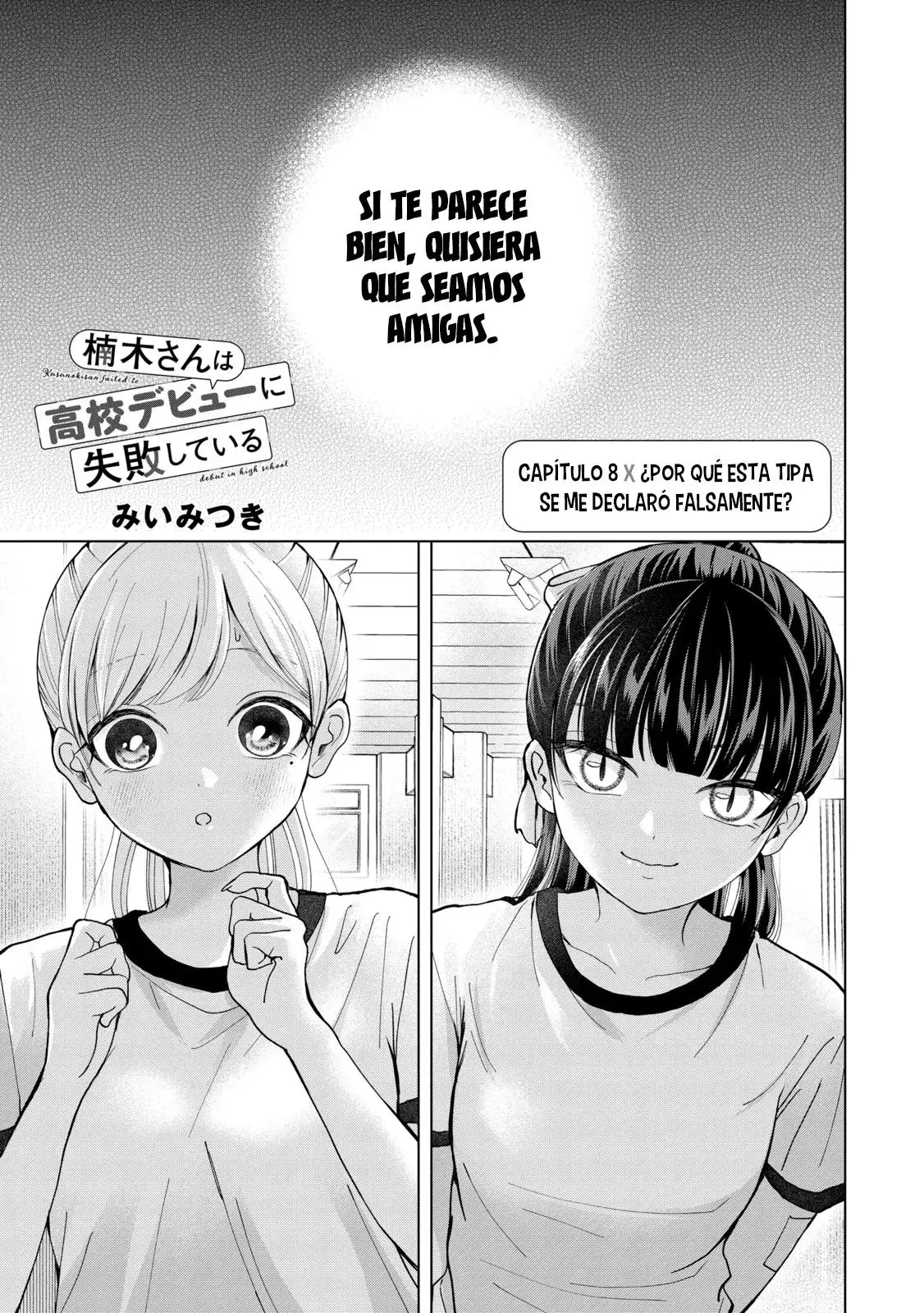 Kusunoki-san wa koukou Debut ni Shippaishiteiru - Capítulo 8 - Página 2 - LectorTMOo