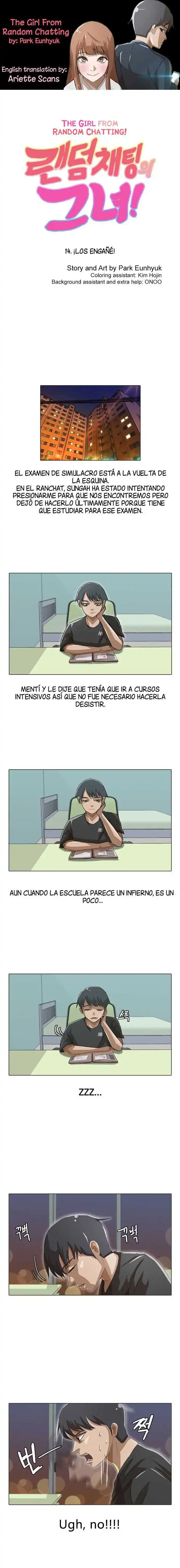 ¡La chica de Random Chatting! - Capítulo 14 - Página 2 - LectorTMOo