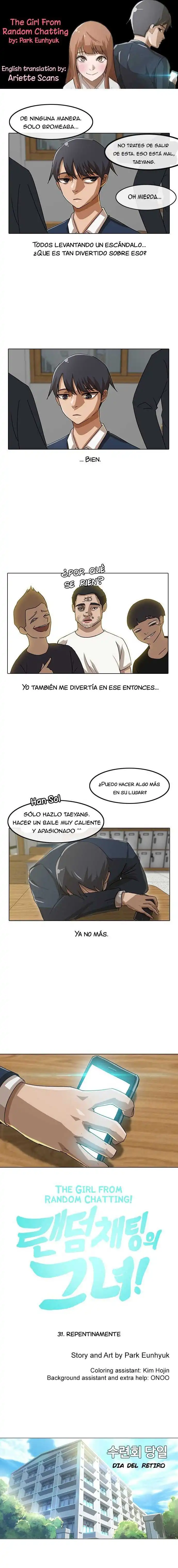 ¡La chica de Random Chatting! - Capítulo 31 - Página 2 - LectorTMOo