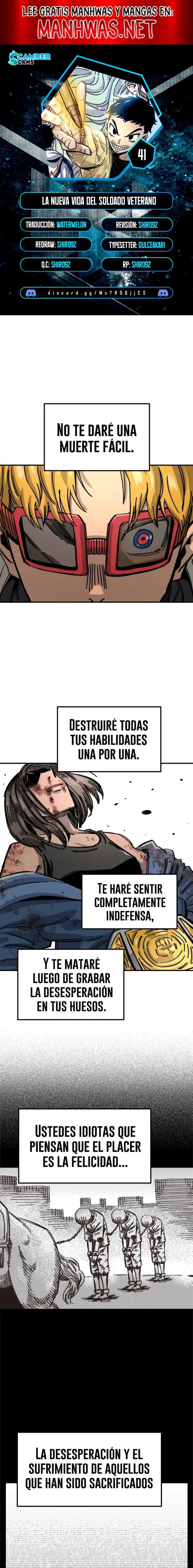 La nueva vida del soldado veterano - Capítulo 41 - Página 1 - LectorTMOo