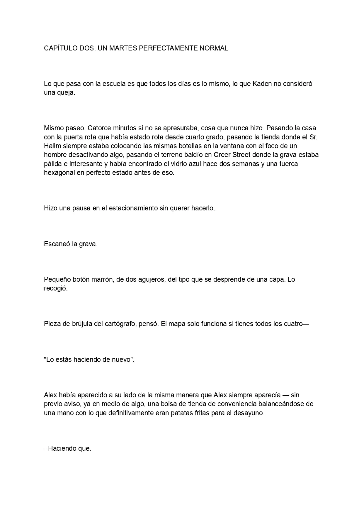 La pregunta que devora (Novela) capítulo 2 página 7