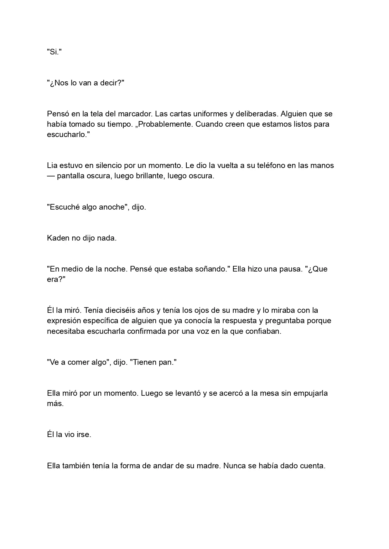 La pregunta que devora (Novela) - Capítulo 5 - Página 4 - LectorTMOo