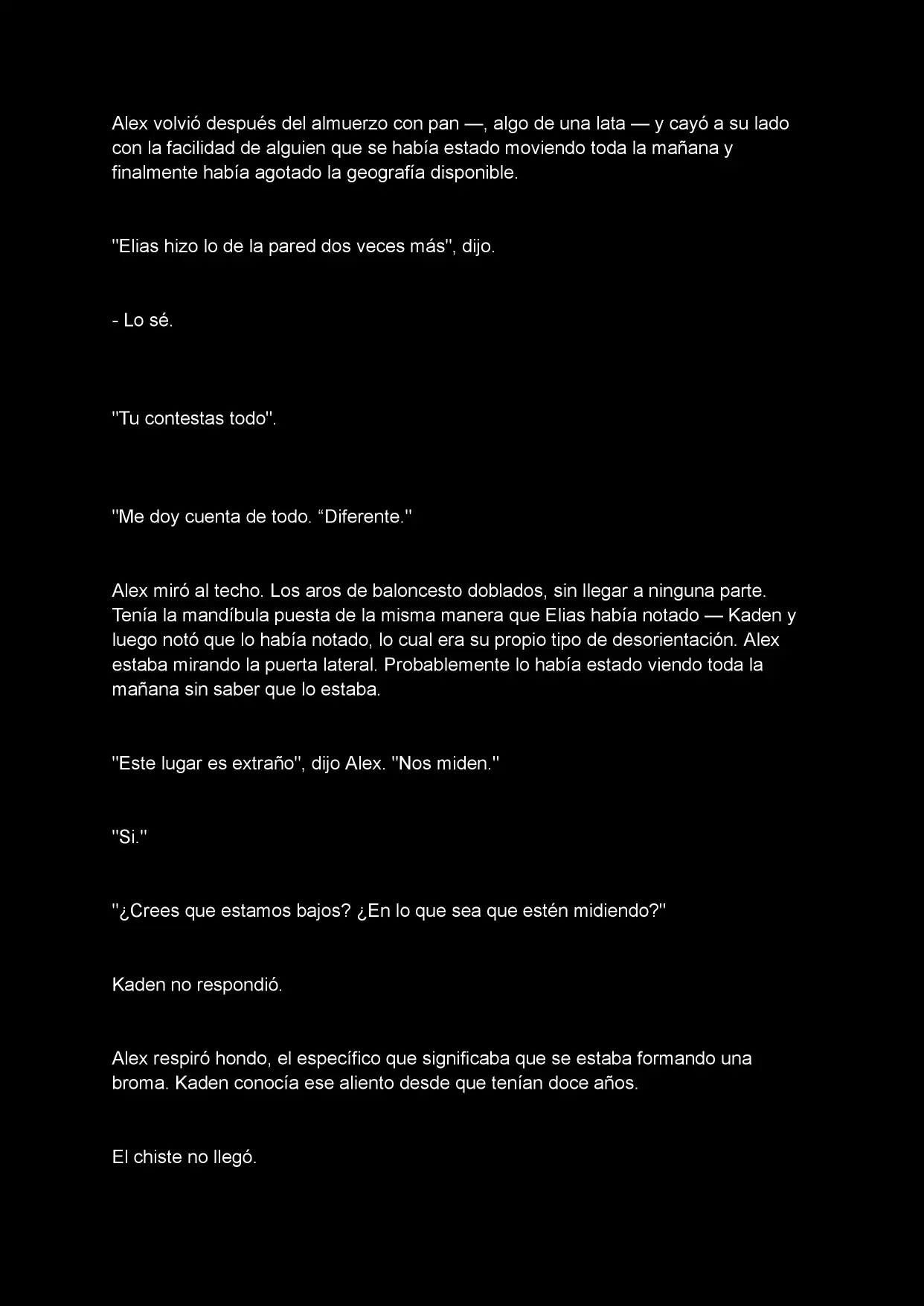 La pregunta que devora (Novela) - Capítulo 6 - Página 4 - LectorTMOo