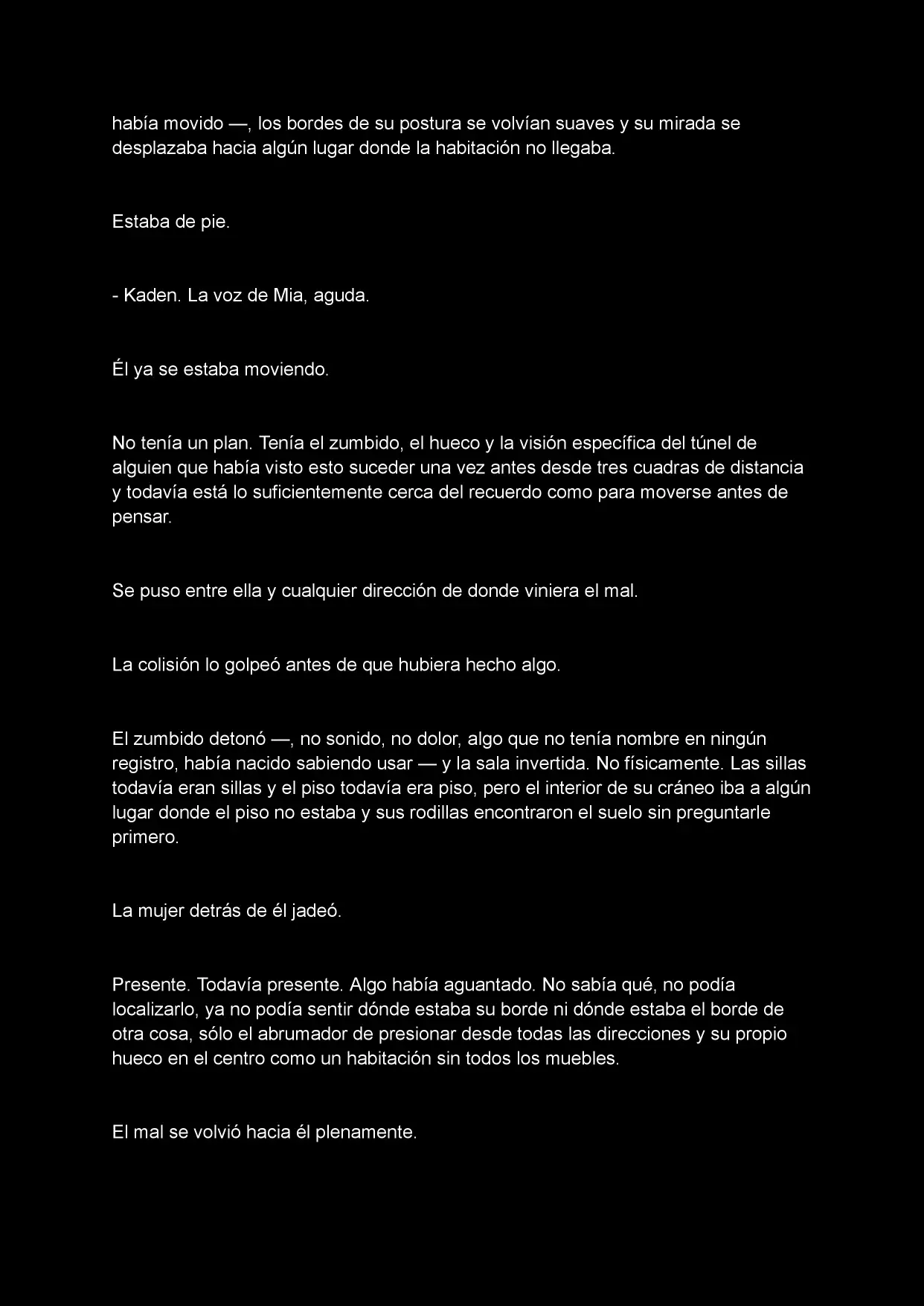 La pregunta que devora (Novela) - Capítulo 6 - Página 6 - LectorTMOo