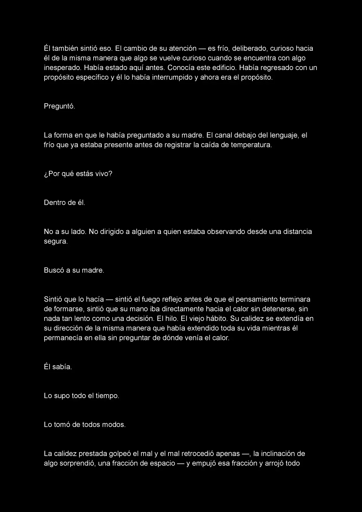 La pregunta que devora (Novela) - Capítulo 6 - Página 7 - LectorTMOo