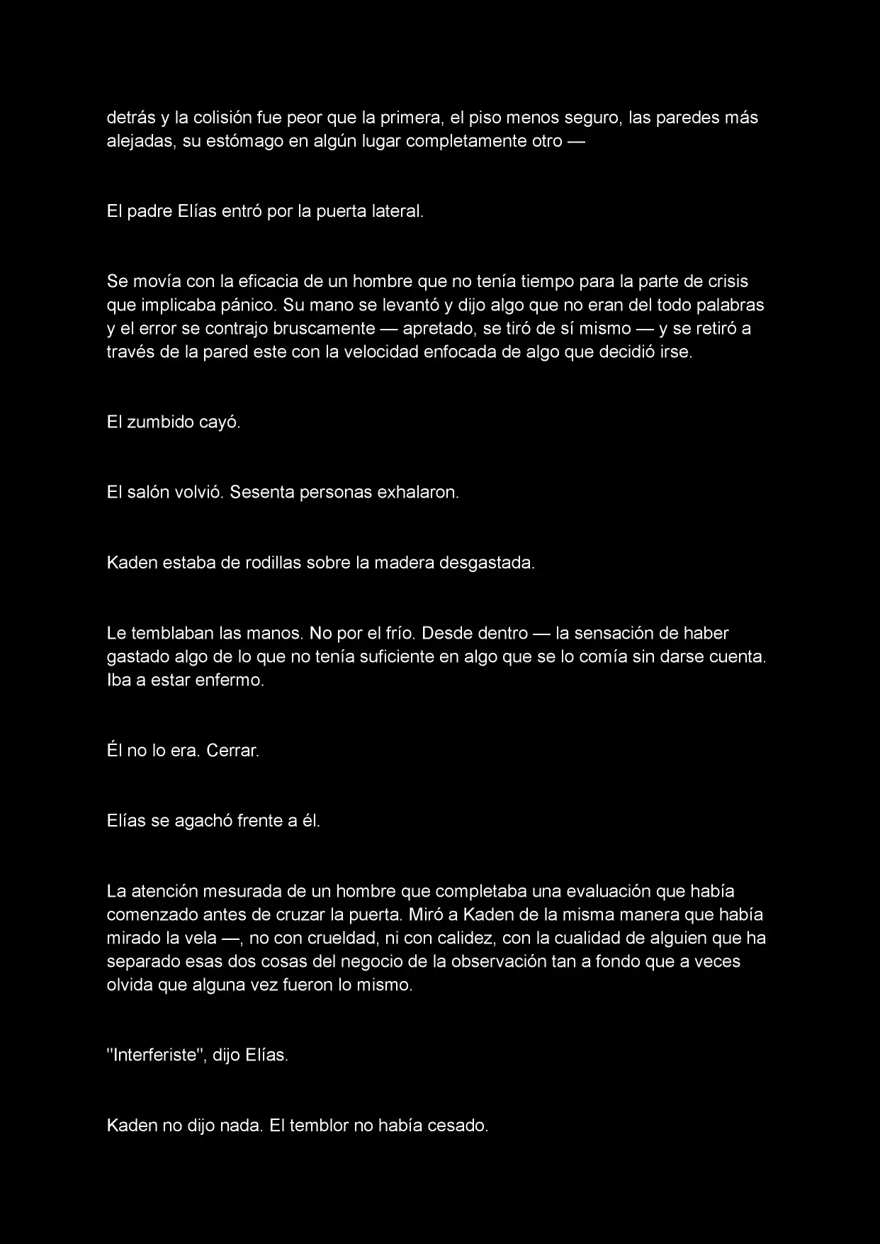 La pregunta que devora (Novela) - Capítulo 6 - Página 8 - LectorTMOo