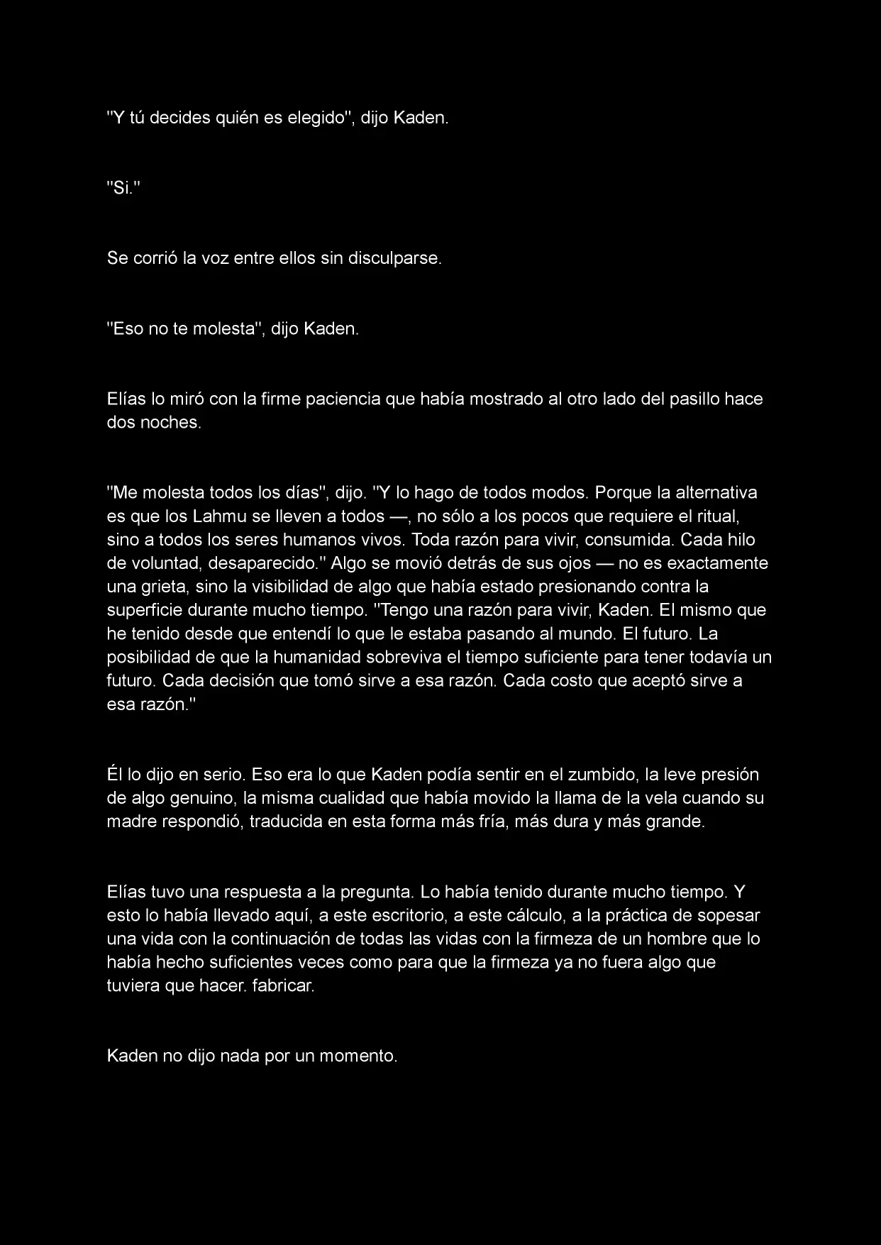 La pregunta que devora (Novela) - Capítulo 7 - Página 6 - LectorTMOo