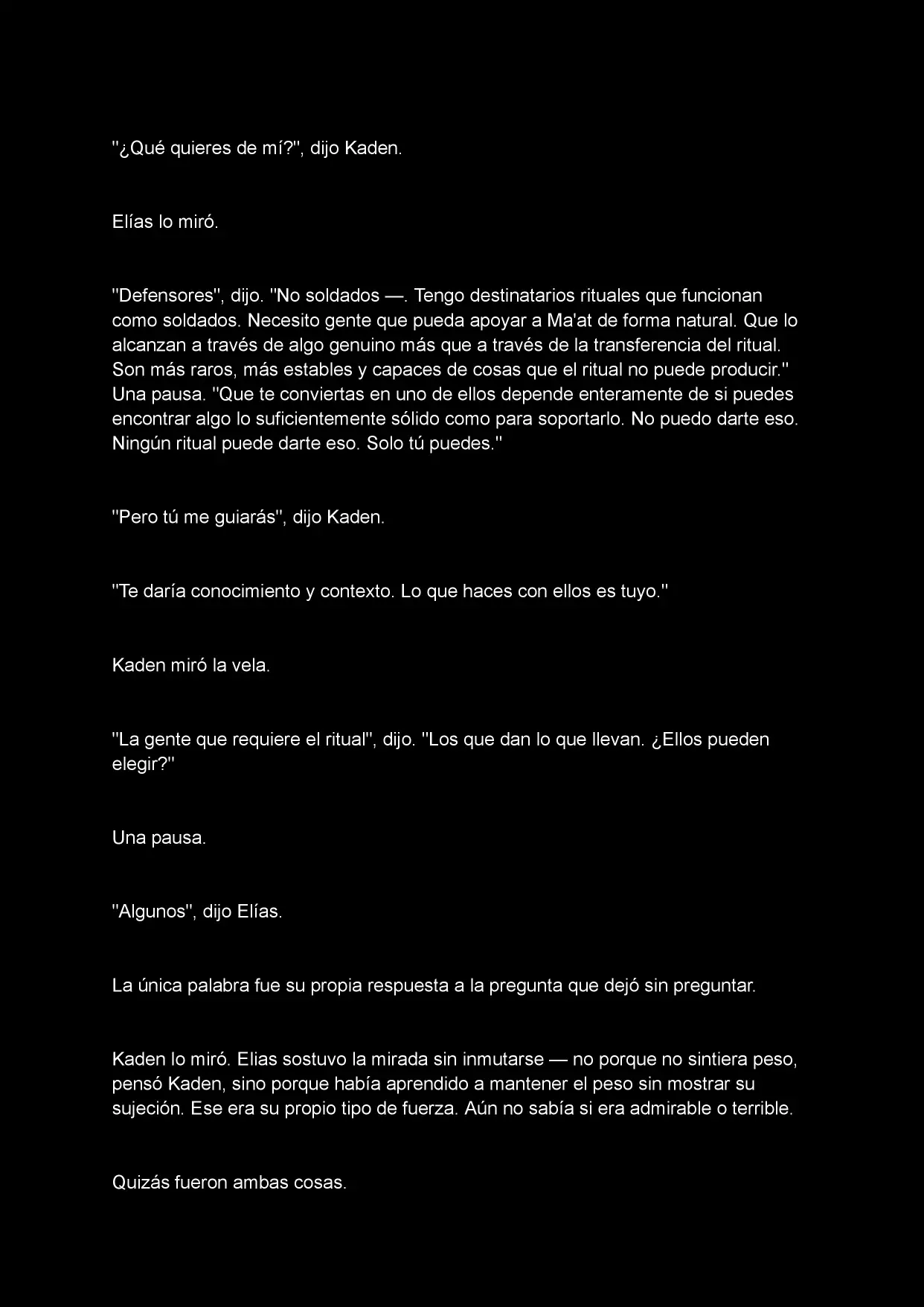 La pregunta que devora (Novela) - Capítulo 7 - Página 9 - LectorTMOo