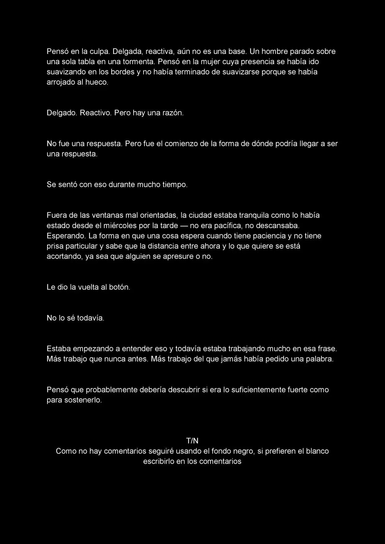 La pregunta que devora (Novela) - Capítulo 7 - Página 12 - LectorTMOo