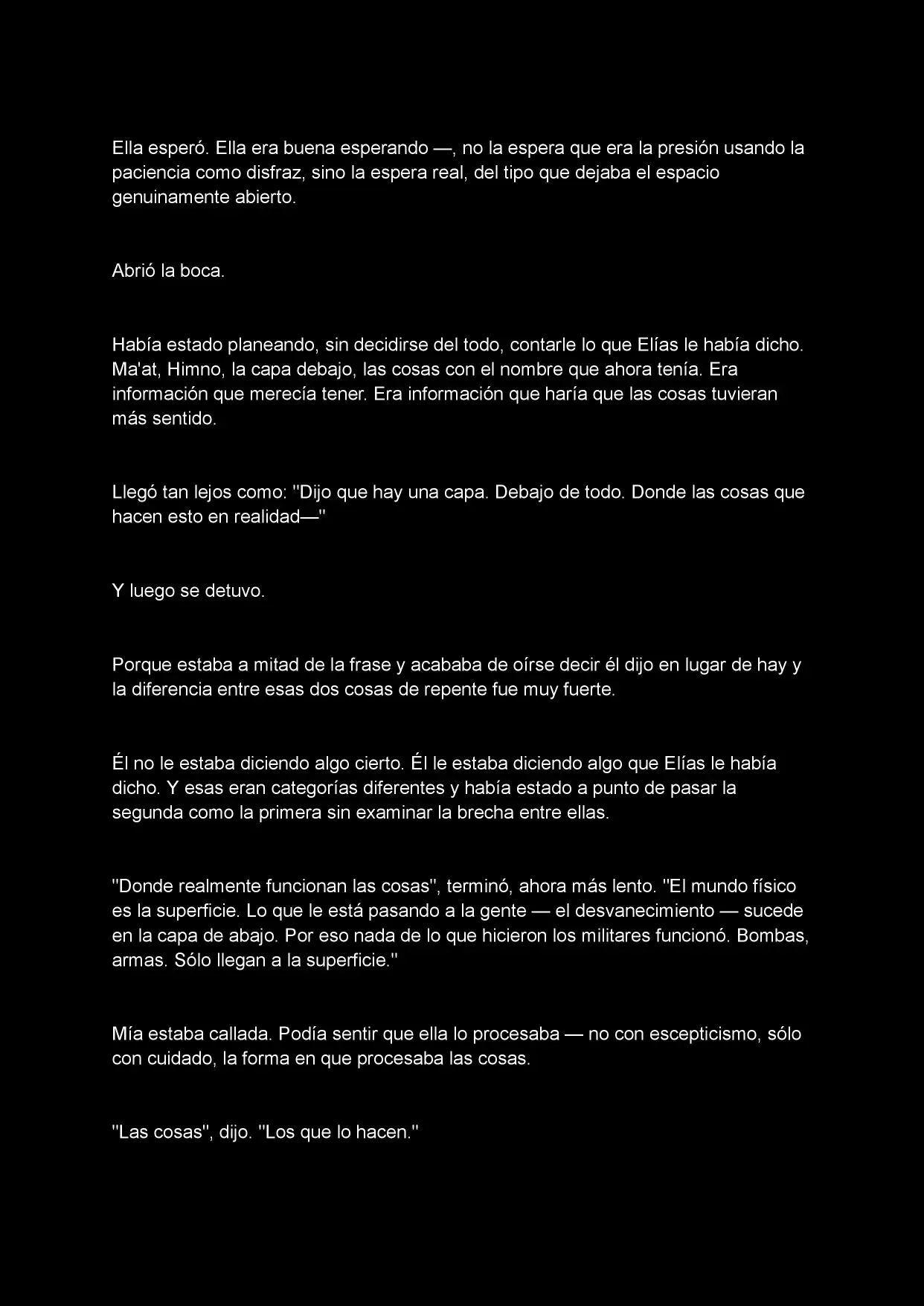 La pregunta que devora (Novela) - Capítulo 8 - Página 4 - LectorTMOo