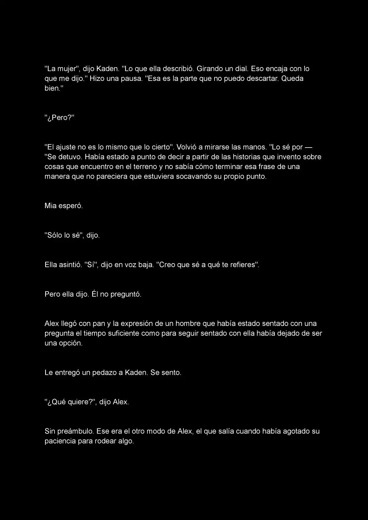 La pregunta que devora (Novela) - Capítulo 8 - Página 6 - LectorTMOo
