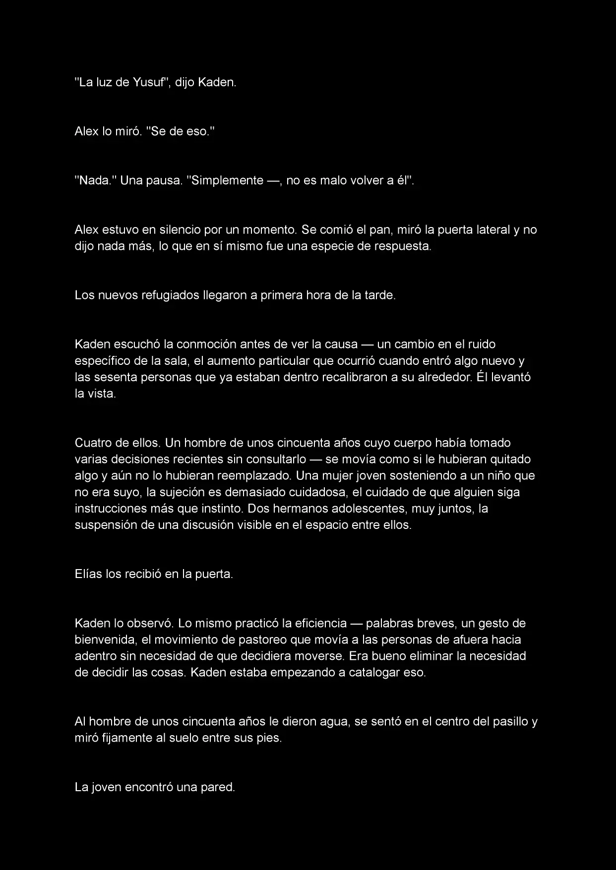 La pregunta que devora (Novela) - Capítulo 8 - Página 8 - LectorTMOo