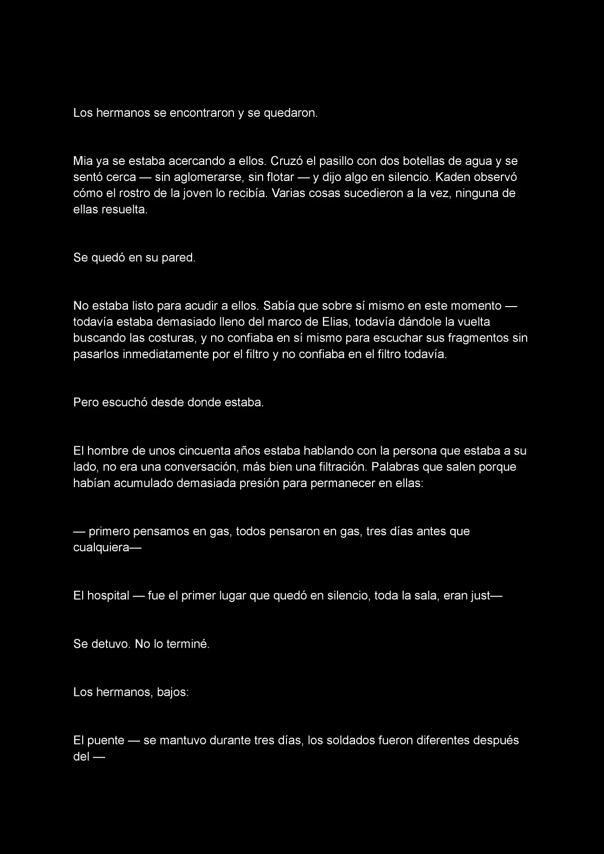 La pregunta que devora (Novela) - Capítulo 8 - Página 9 - LectorTMOo