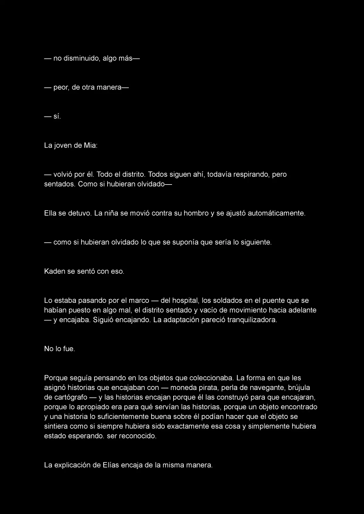 La pregunta que devora (Novela) - Capítulo 8 - Página 10 - LectorTMOo
