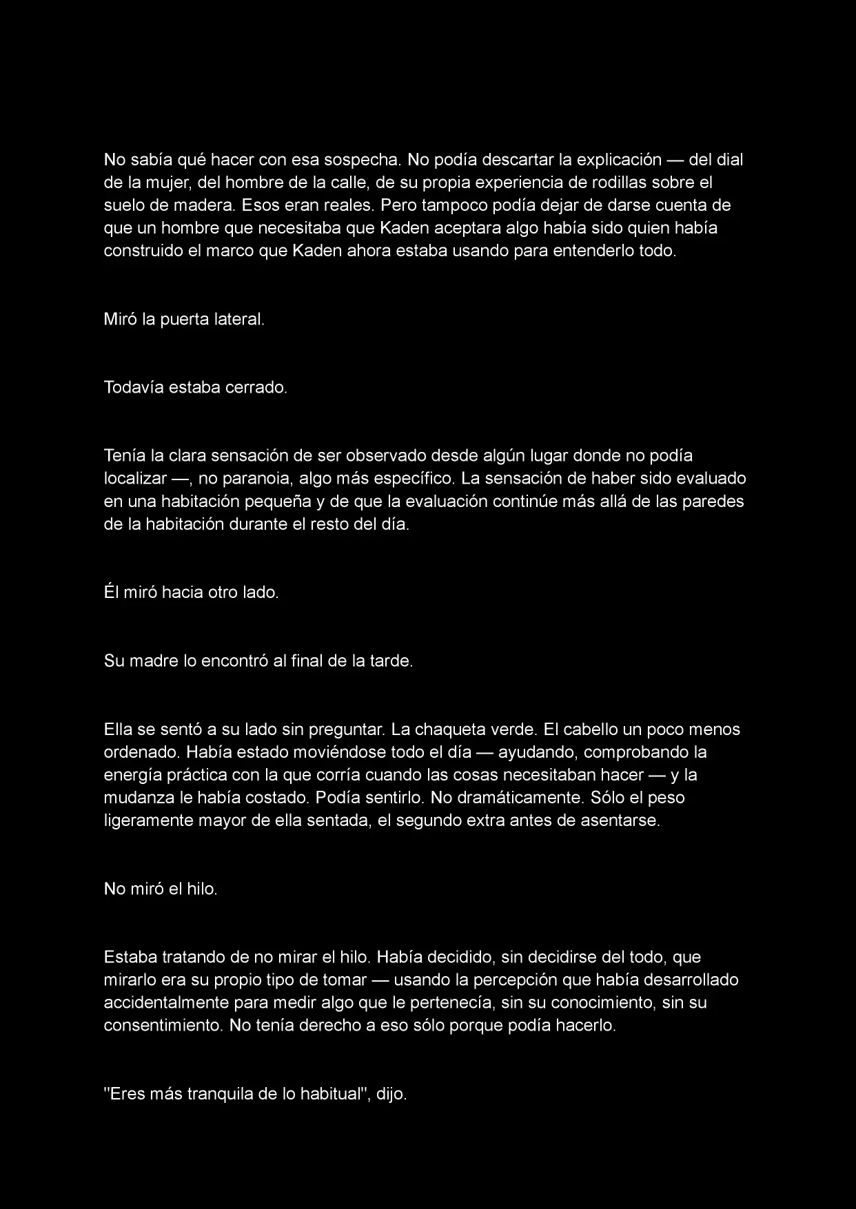 La pregunta que devora (Novela) - Capítulo 8 - Página 11 - LectorTMOo