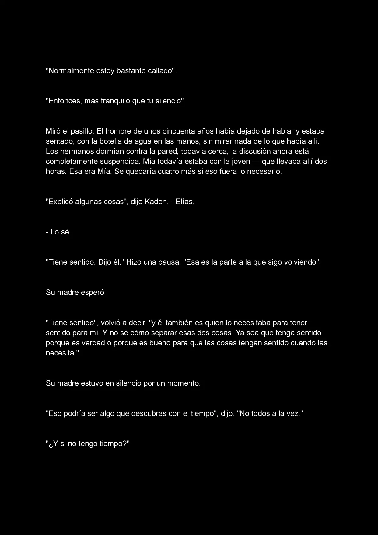 La pregunta que devora (Novela) - Capítulo 8 - Página 12 - LectorTMOo