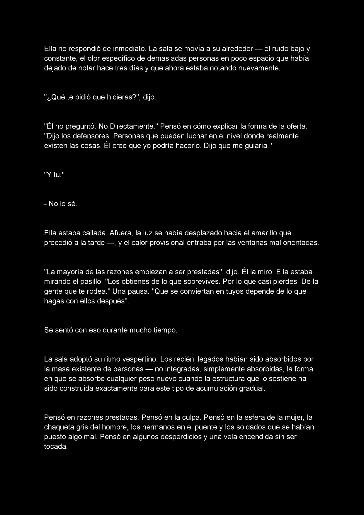 La pregunta que devora (Novela) - Capítulo 8 - Página 13 - LectorTMOo