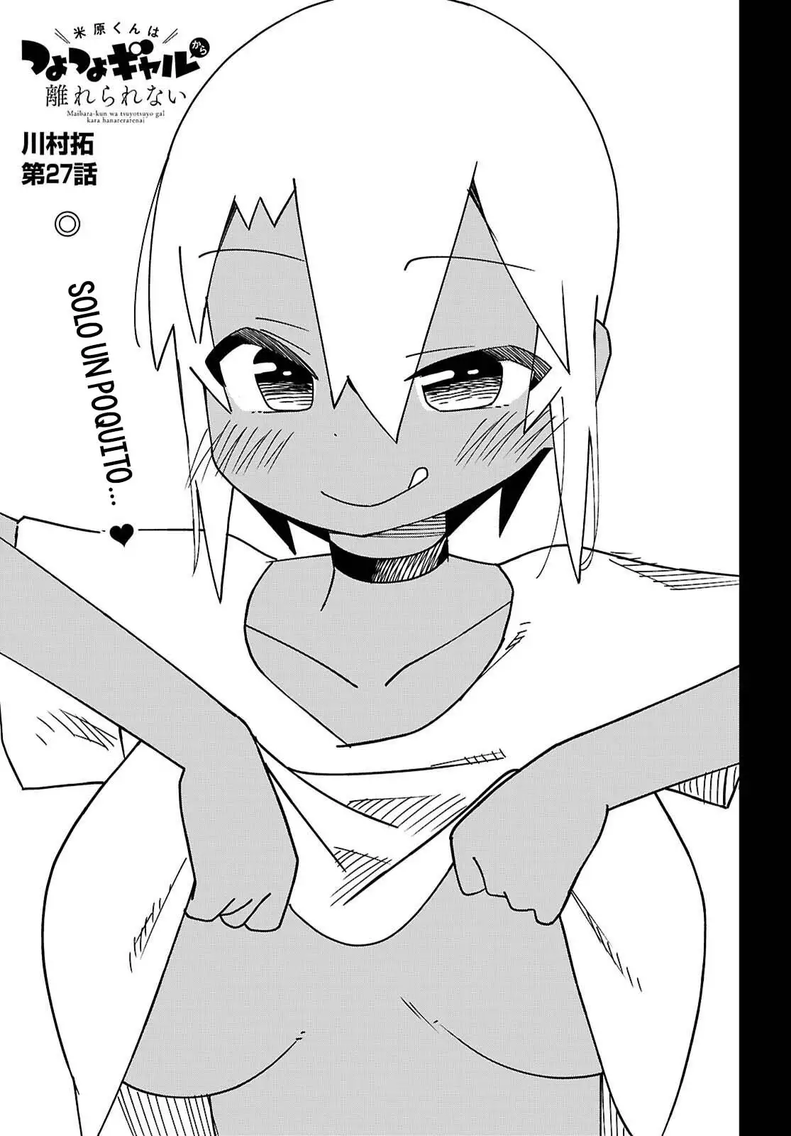 Maibara-kun wa Tsuyotsuyo Gal Kara Hanarerarenai - Capítulo 27 - Página 4 - LectorTMOo