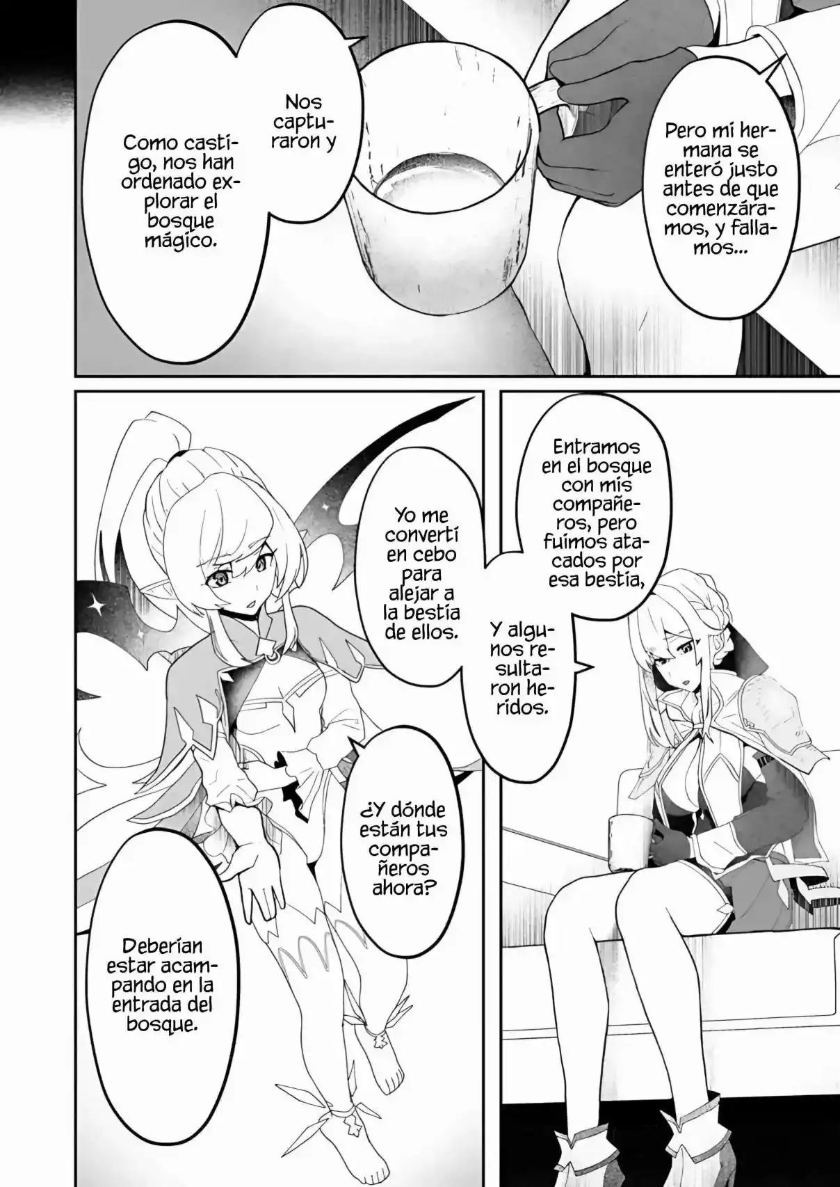 El Rey de la Cueva Demoniaca: Un Virgen con un Mes de Vida, Crea un Harem de Chicas Magicas - Capítulo 3.3 - Página 8 - LectorTMOo