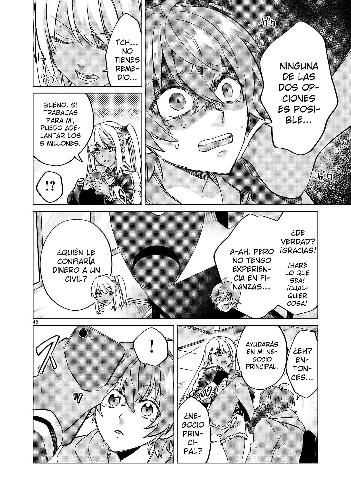 ¡Malditas idols inutiles! Si no llevo a estas idols al Budokan, ¡la presidenta gal me vendera los organos internos! - Capítulo 1 - Página 45 - LectorTMOo