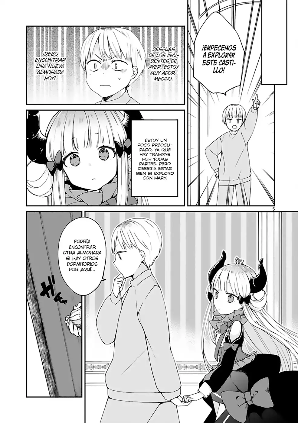 Maousama ni Shoukan Sareta kedo Kotoba ga Tsuujinai - Capítulo 5 - Página 8 - LectorTMOo