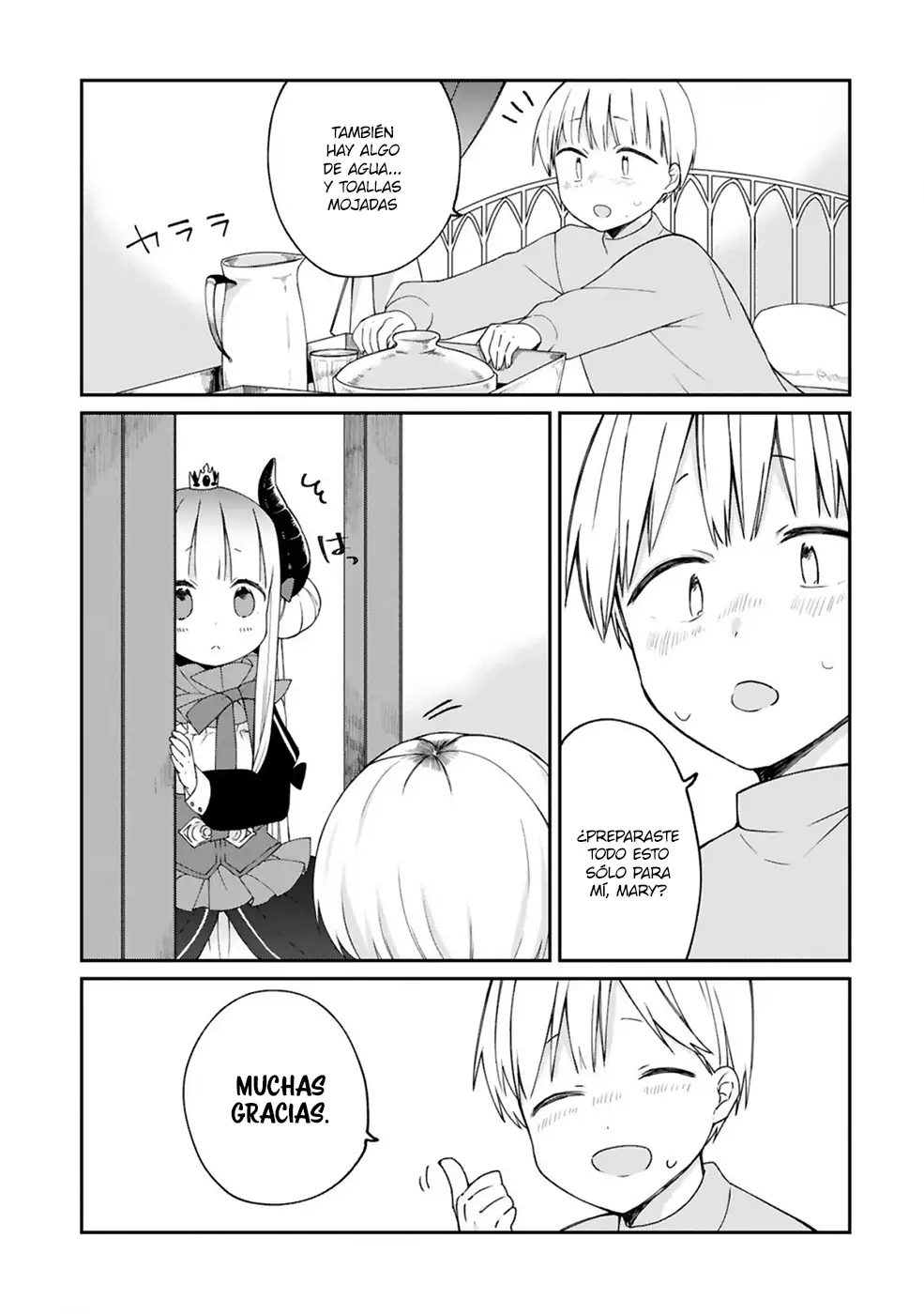 Maousama ni Shoukan Sareta kedo Kotoba ga Tsuujinai - Capítulo 8 - Página 12 - LectorTMOo