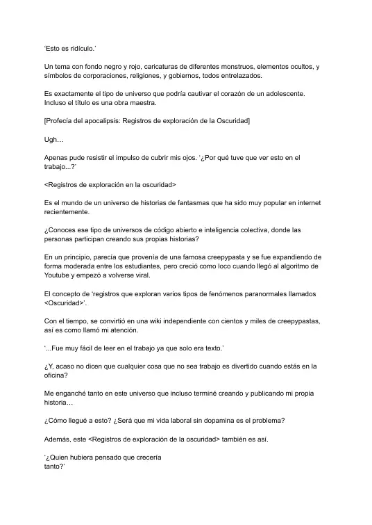 Me meti en una historia de fantasmas, pero aun asi tengo que trabajar (Novela) - Capítulo 1 - Página 4 - LectorTMOo