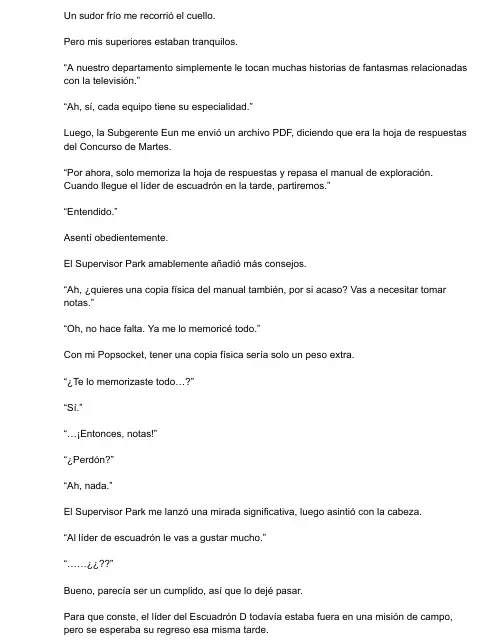 Me meti en una historia de fantasmas, pero aun asi tengo que trabajar (Novela) - Capítulo 10 - Página 7 - LectorTMOo