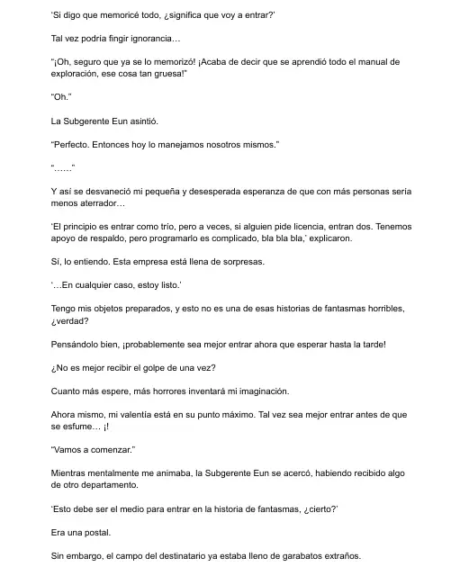 Me meti en una historia de fantasmas, pero aun asi tengo que trabajar (Novela) - Capítulo 10 - Página 9 - LectorTMOo